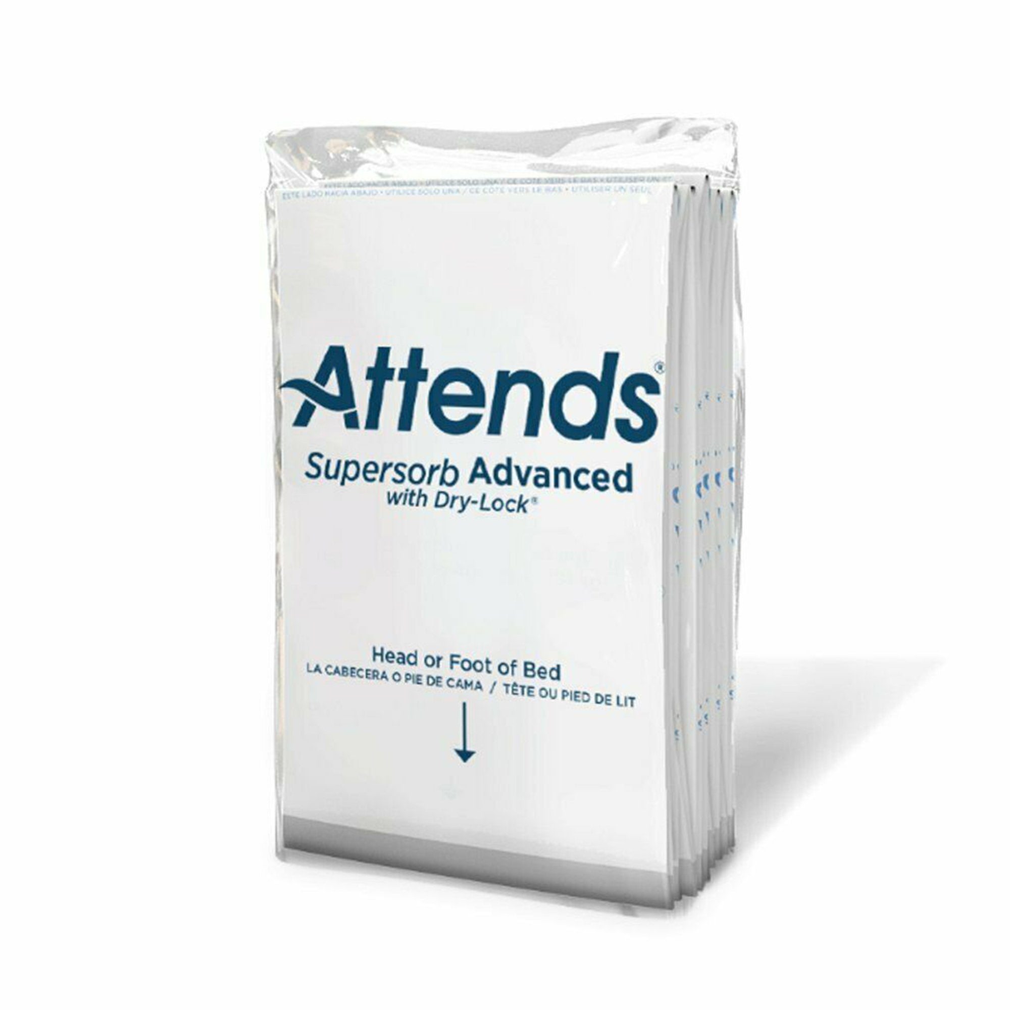 Disposable Underpad Attends® Supersorb Advanced Low Air Loss 30 X 36 Inch Dry-Lock® Core Heavy Absorbency - image 2