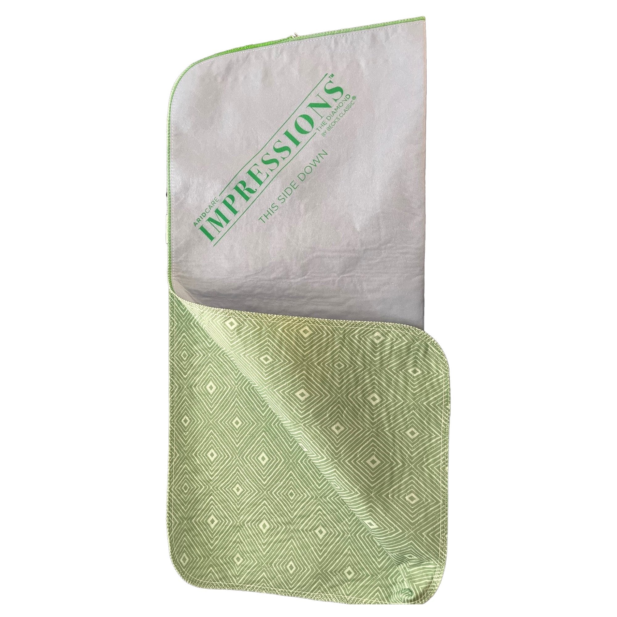 Reusable Underpad Impressions™ by Beck's Classic® 34 X 36 Inch Moderate Absorbency