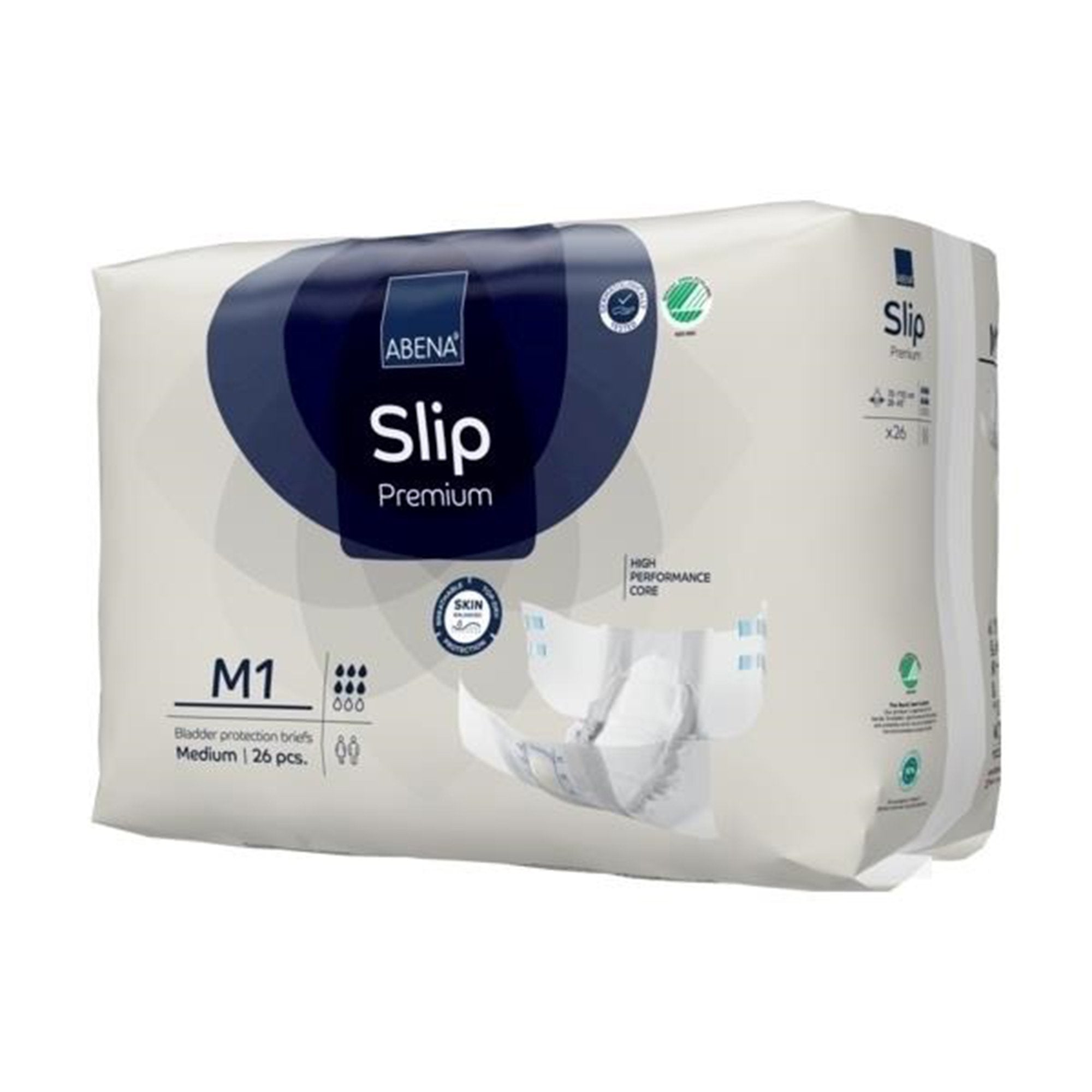 Incontinence Brief Abena® Slip Premium M1 Adult Medium Unisex Disposable Heavy Absorbency - image 3