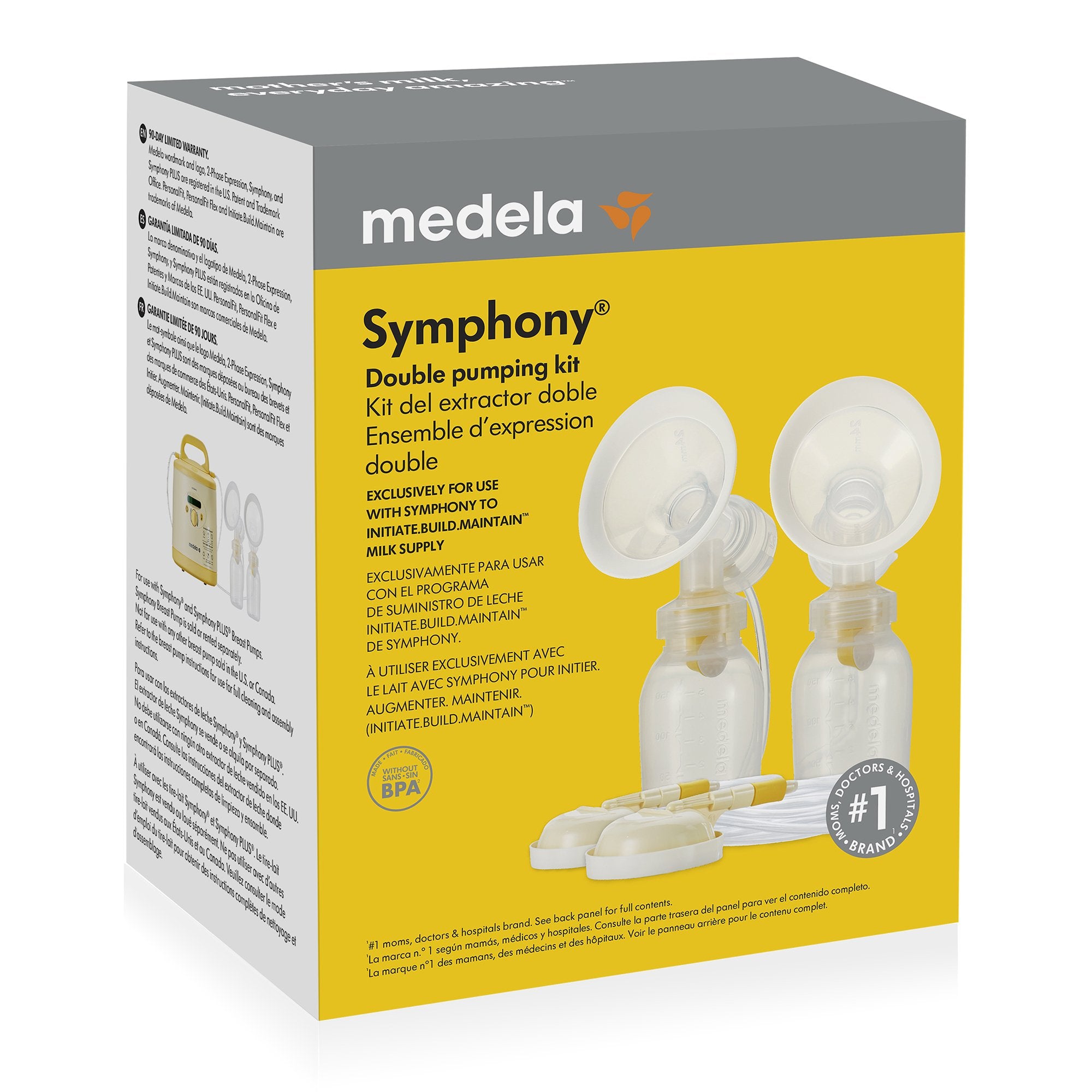 Double Electric Breast Pump Kit Symphony® For Symphony Breast Pump