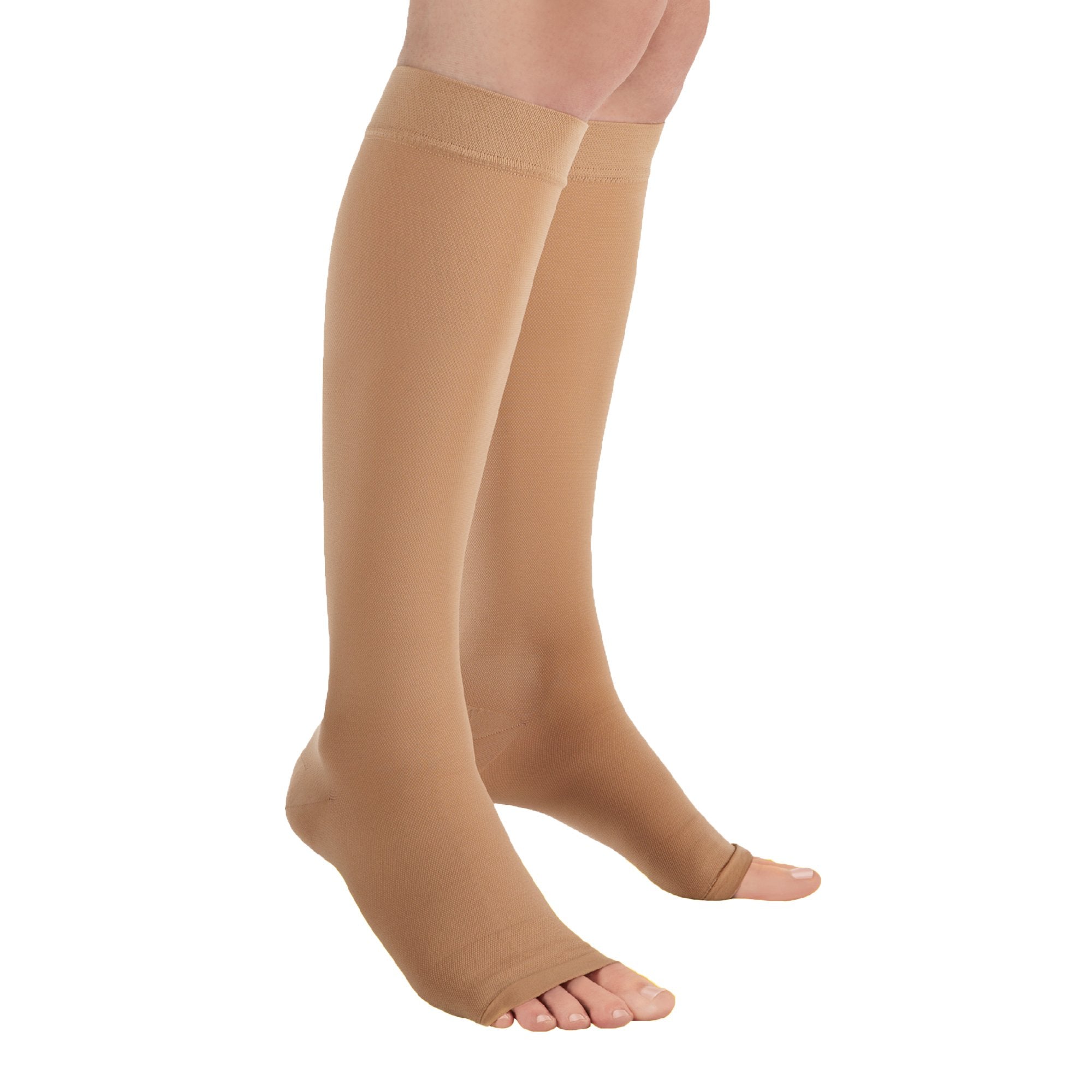 Compression Stocking 3M™ Futuro™ Knee High X-Large Beige Open Toe