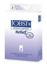 Compression Stocking Jobst® Relief Knee High X-Large Beige Closed Toe