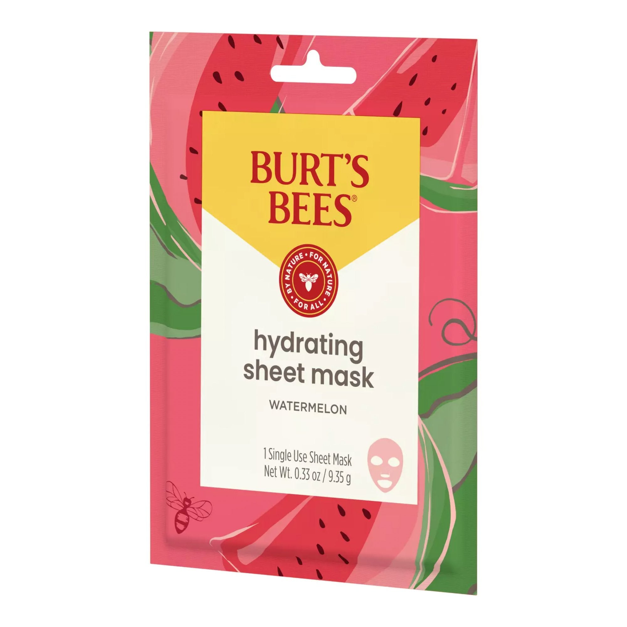Facial Moisturizer Burt's Bees® Hydrating Sheet Mask 0.33 oz. Individual Packet Watermelon Scent Mask - image 4