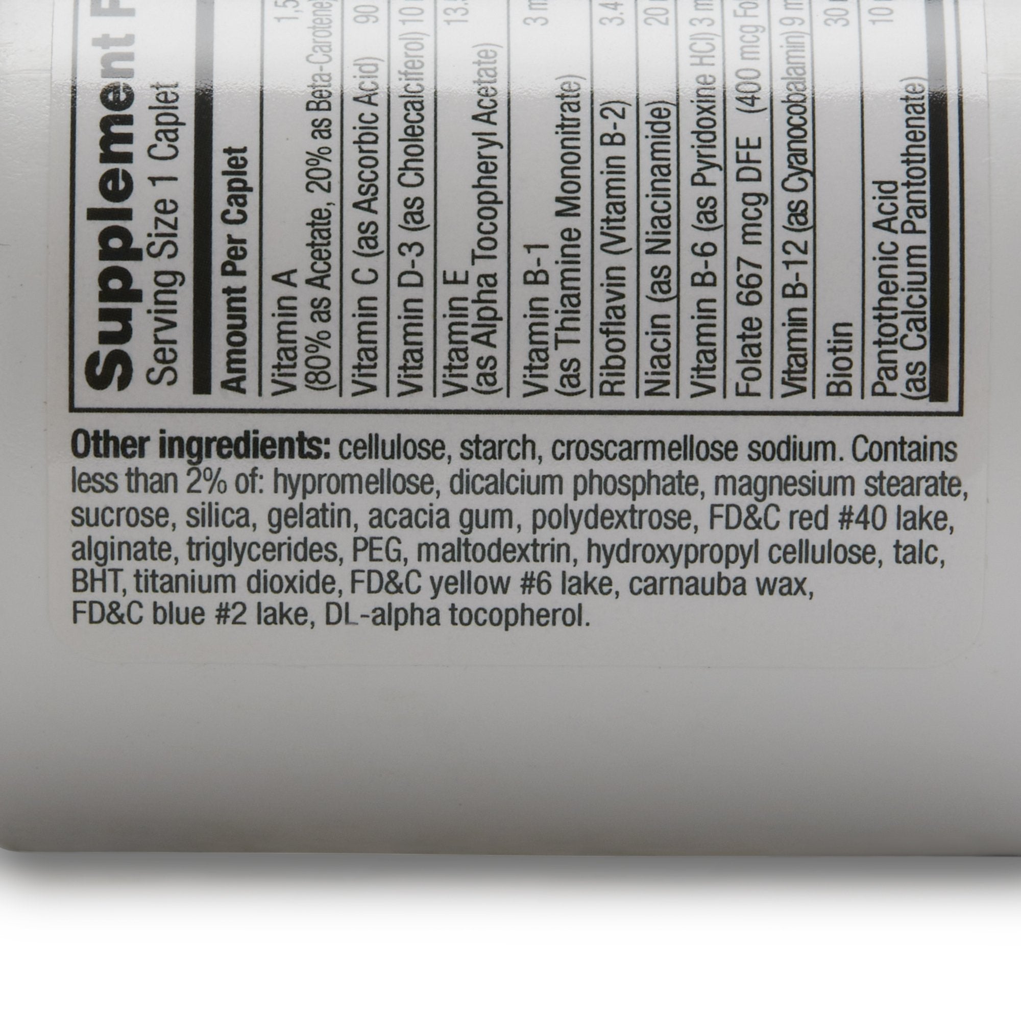 Multivitamin Supplement Geri-Care® Tablet 100 per Bottle - image 3