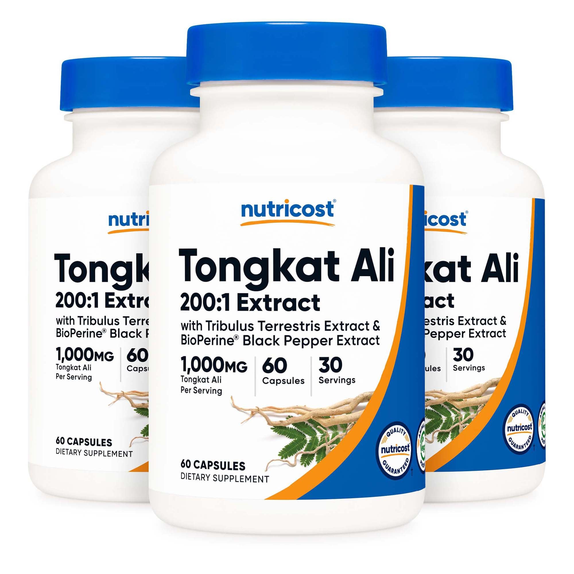 Dietary Supplement nutricost® Tongkat 1,000 mg Strength Capsule 60 Per Bottle - image 2