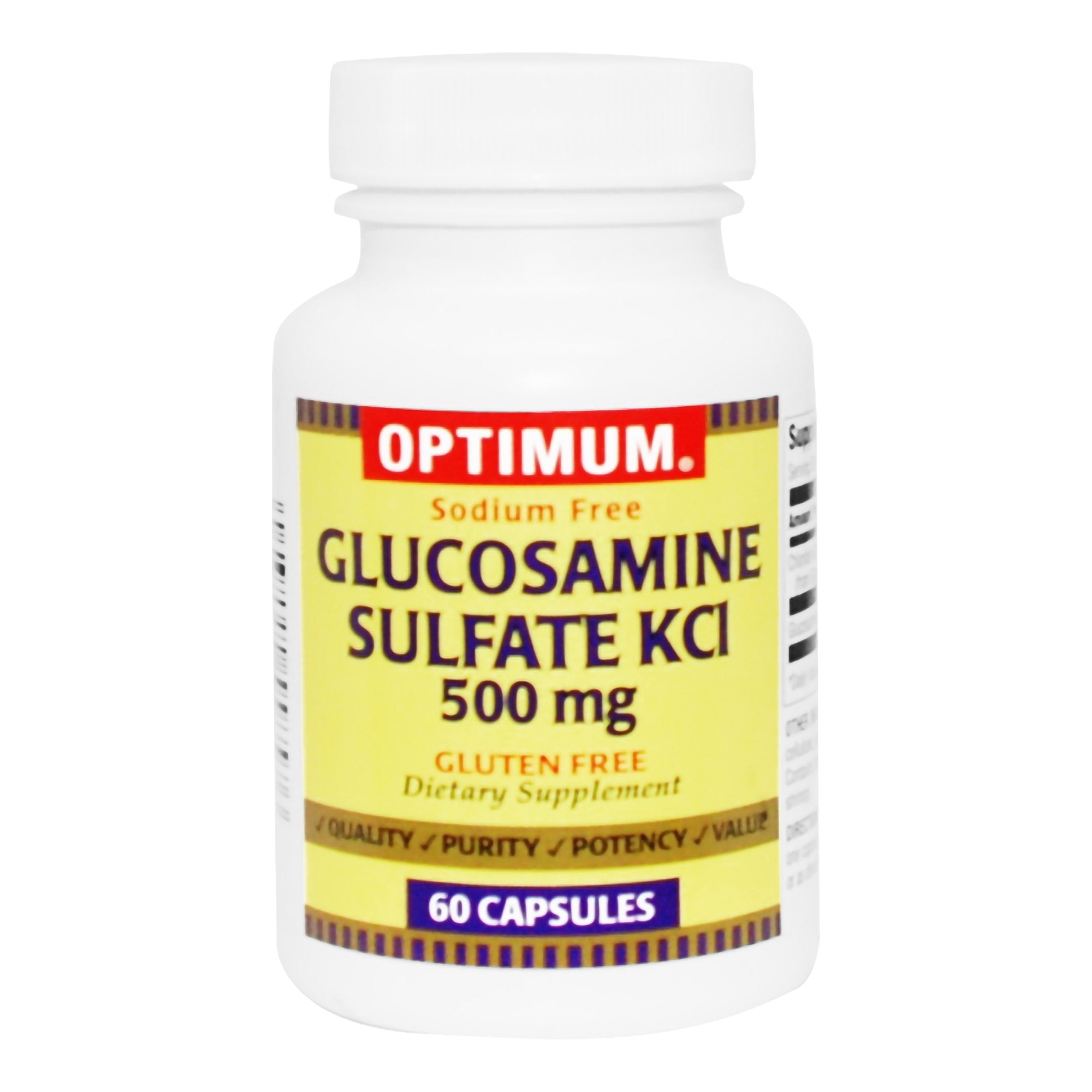 Joint Health Supplement Glucosamine 500 mg Strength Capsule 60 per Bottle