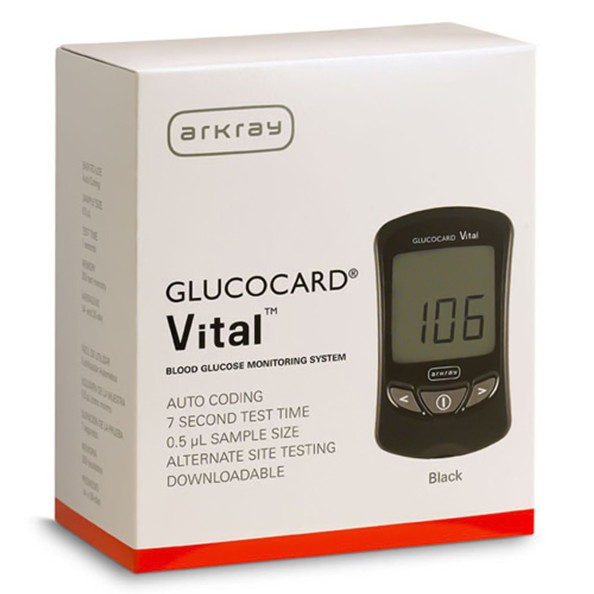 Blood Glucose Meter Glucocard® Vital™ 7 Second Results Stores up to 250 Results No Coding Required - image 2