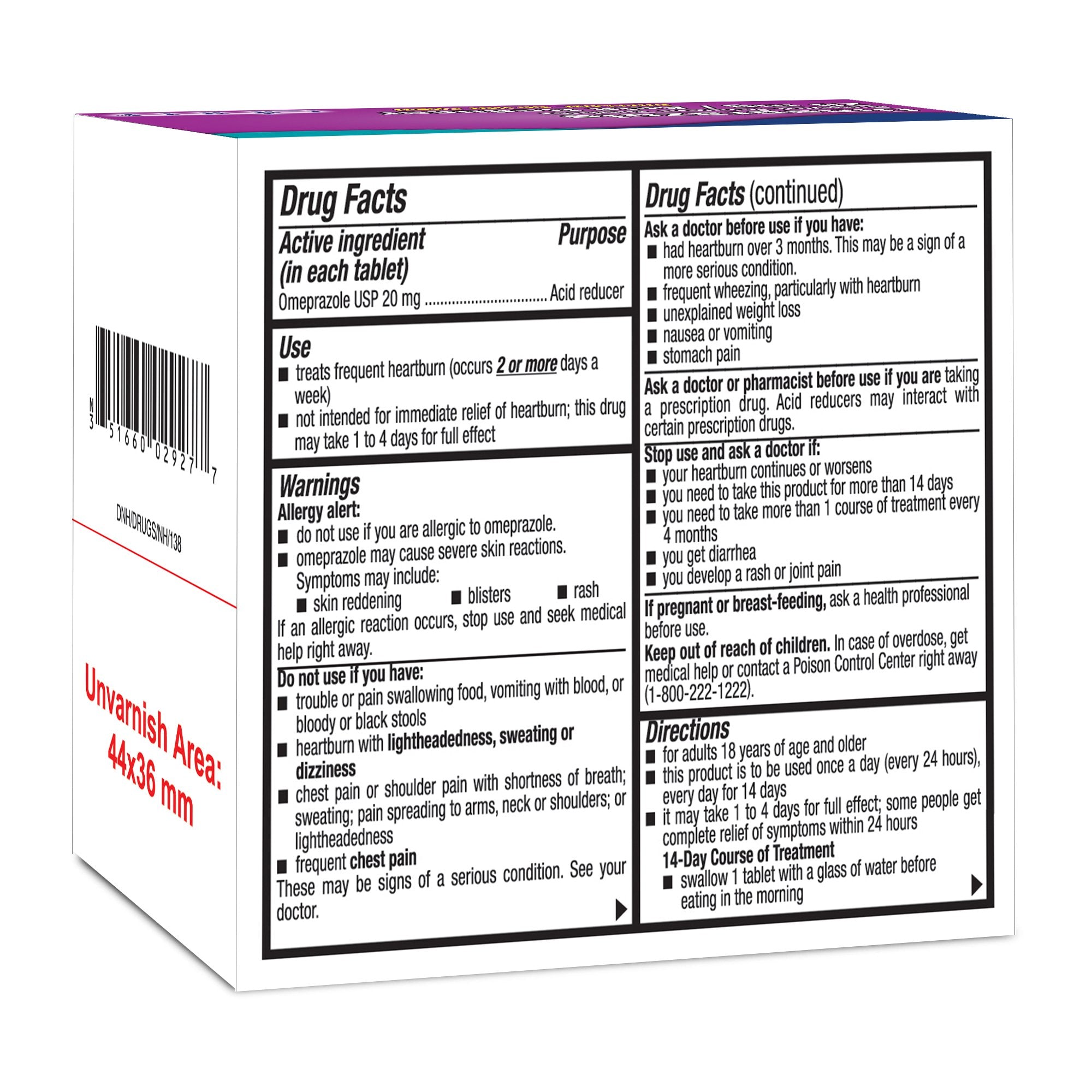 Antacid 20 mg Strength Delayed-Release Tablet 14 per Box - image 3