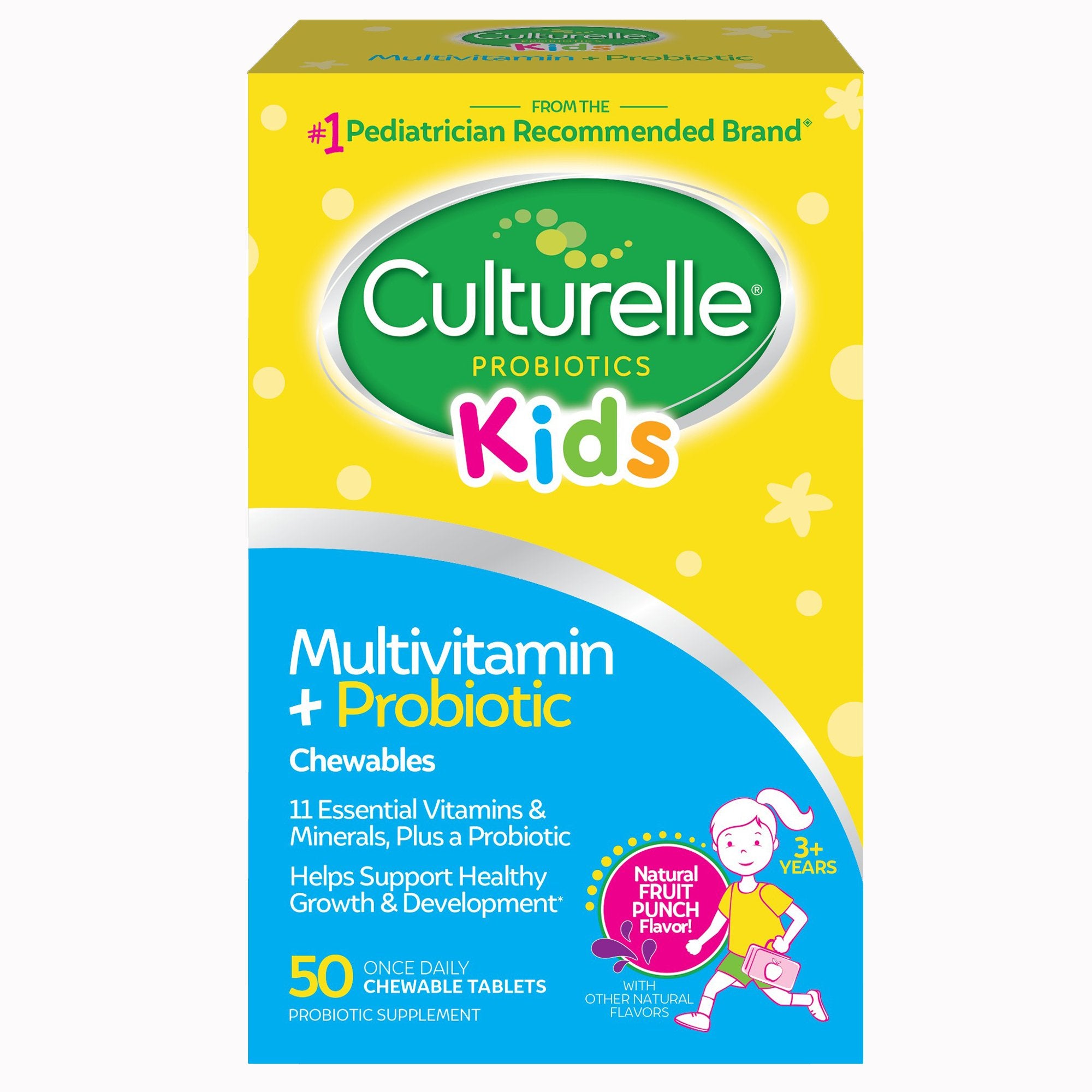 Pediatric Probiotic Dietary Supplement Culturelle® 50 per Box Tablet