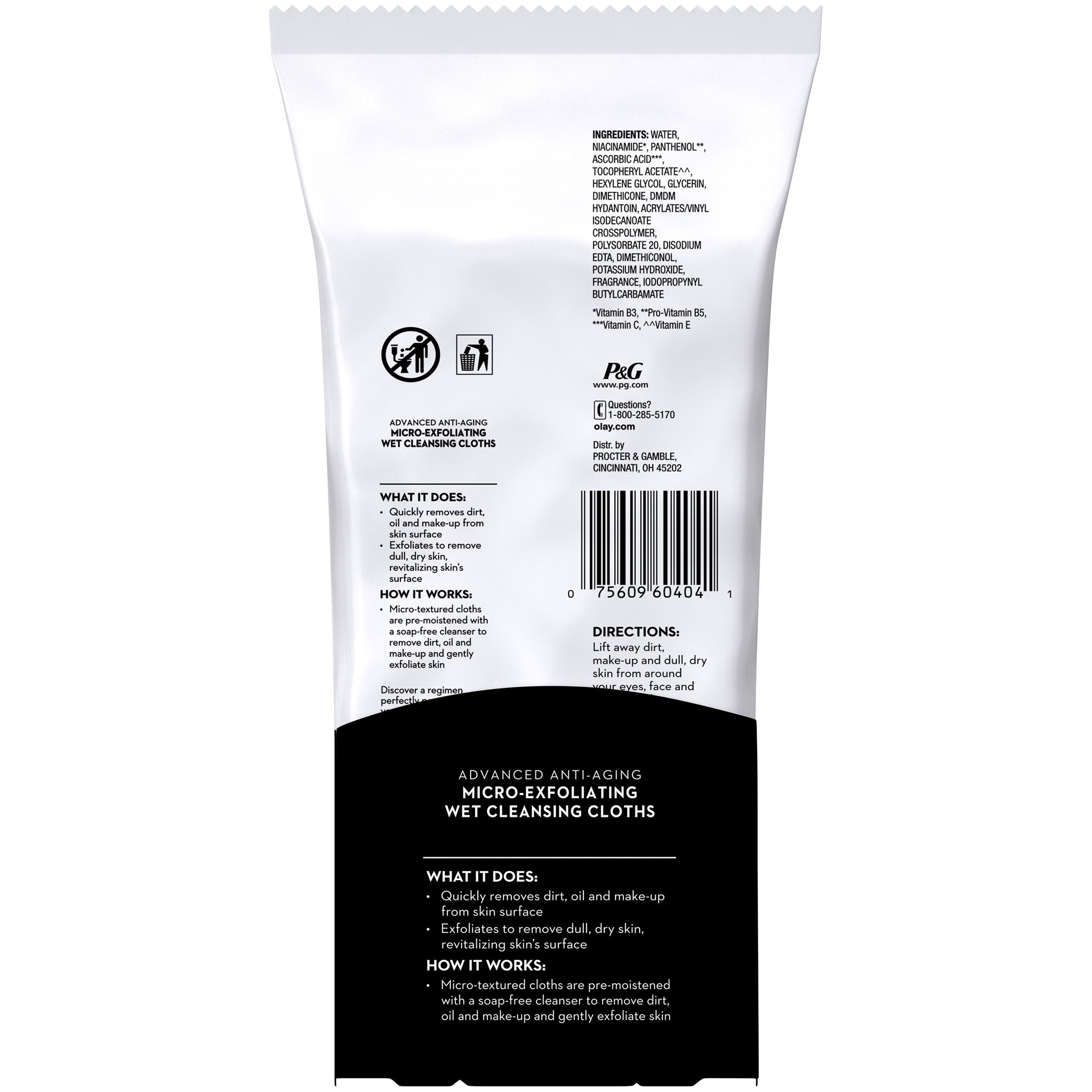 Facial Cleanser Olay® Regenerist® Wipe Soft Pack Scented - image 2