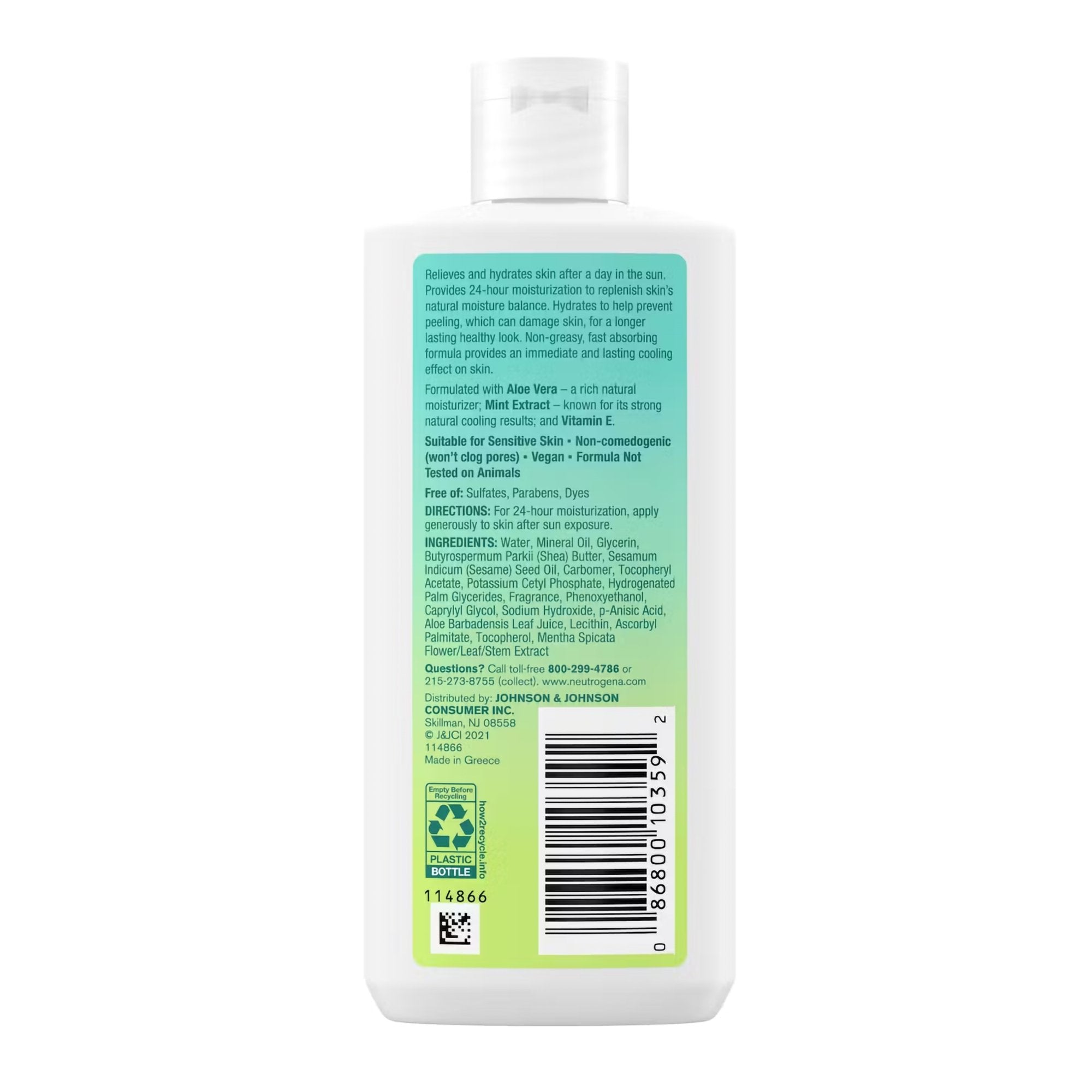 Hand and Body Moisturizer Neutrogena® Sun Rescue 6.7 oz. Bottle Scented Lotion - image 2