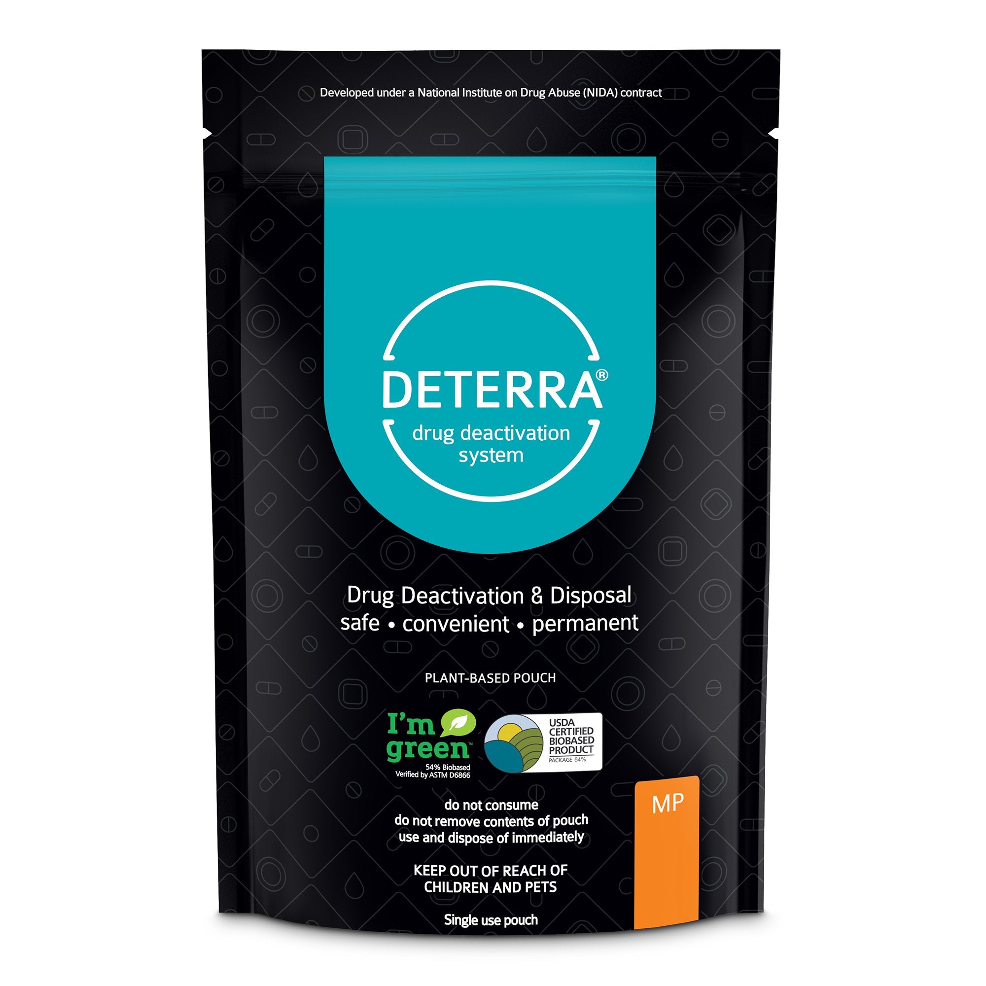 Deterra® Drug Disposal Pouch for Disposal of Pharmaceuticals, Medium