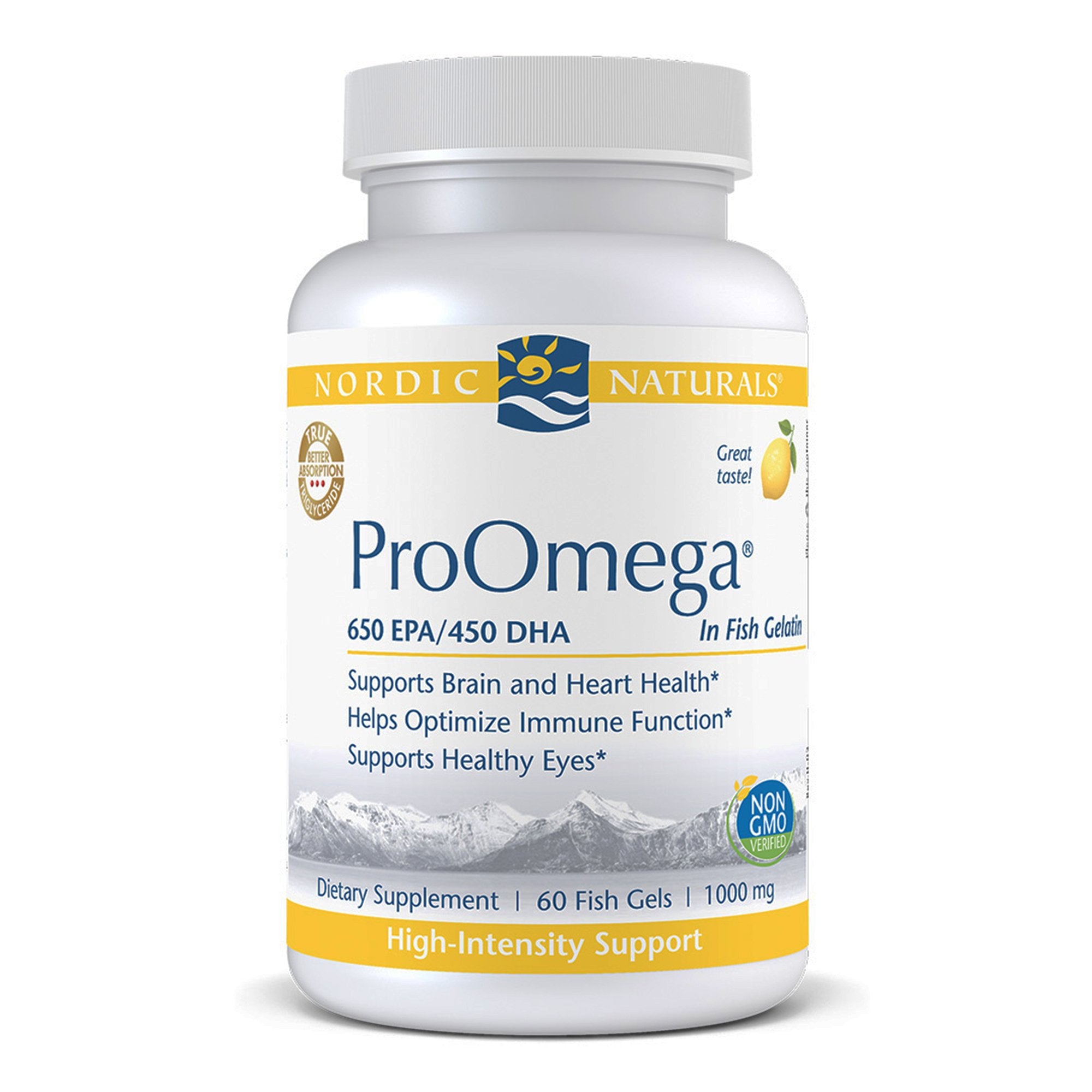 Dietary Supplement Nordic Naturals® ProOmega Softgel 60 per Bottle