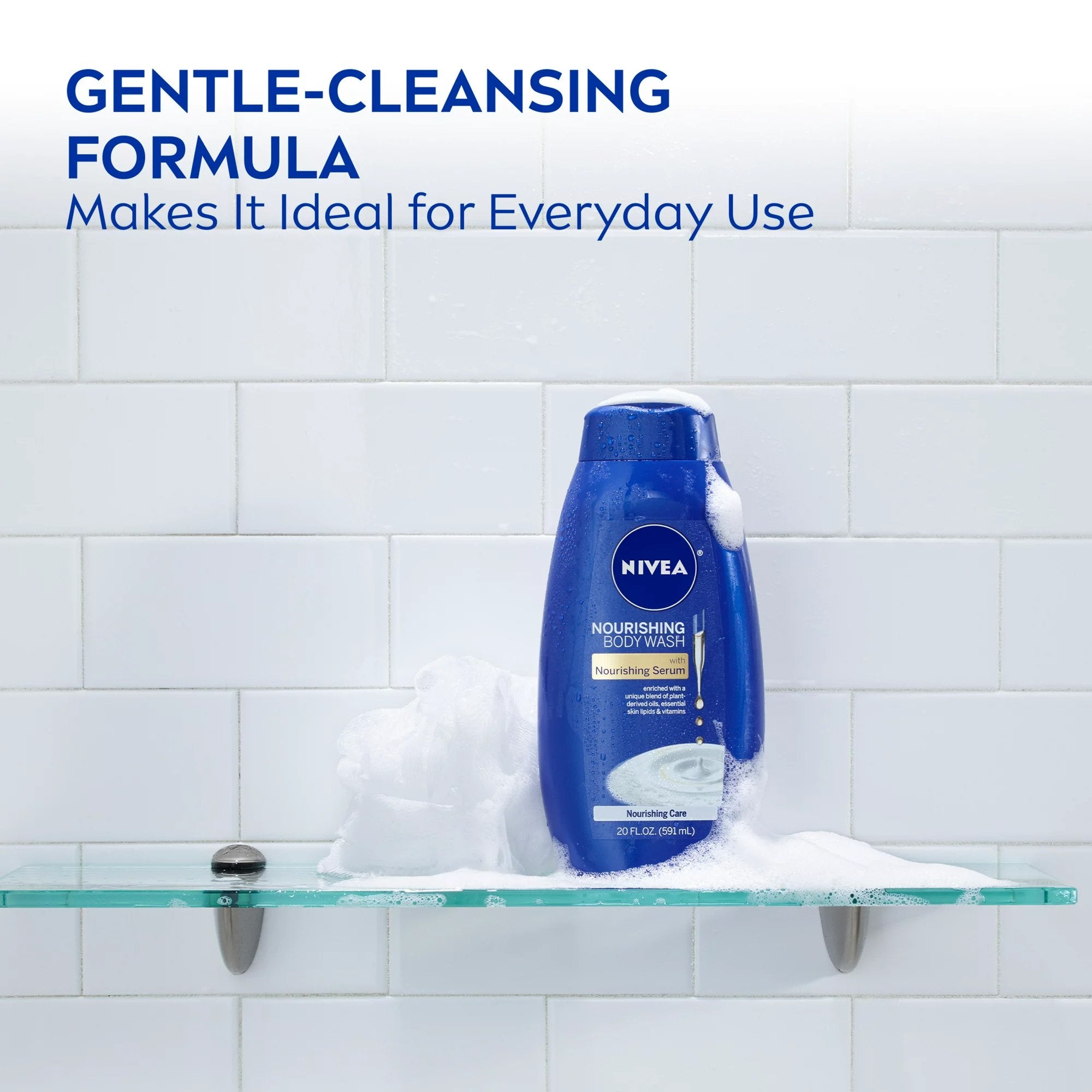 Body Wash Nivea® Nourishing Cream 20 oz. Bottle Scented - image 4