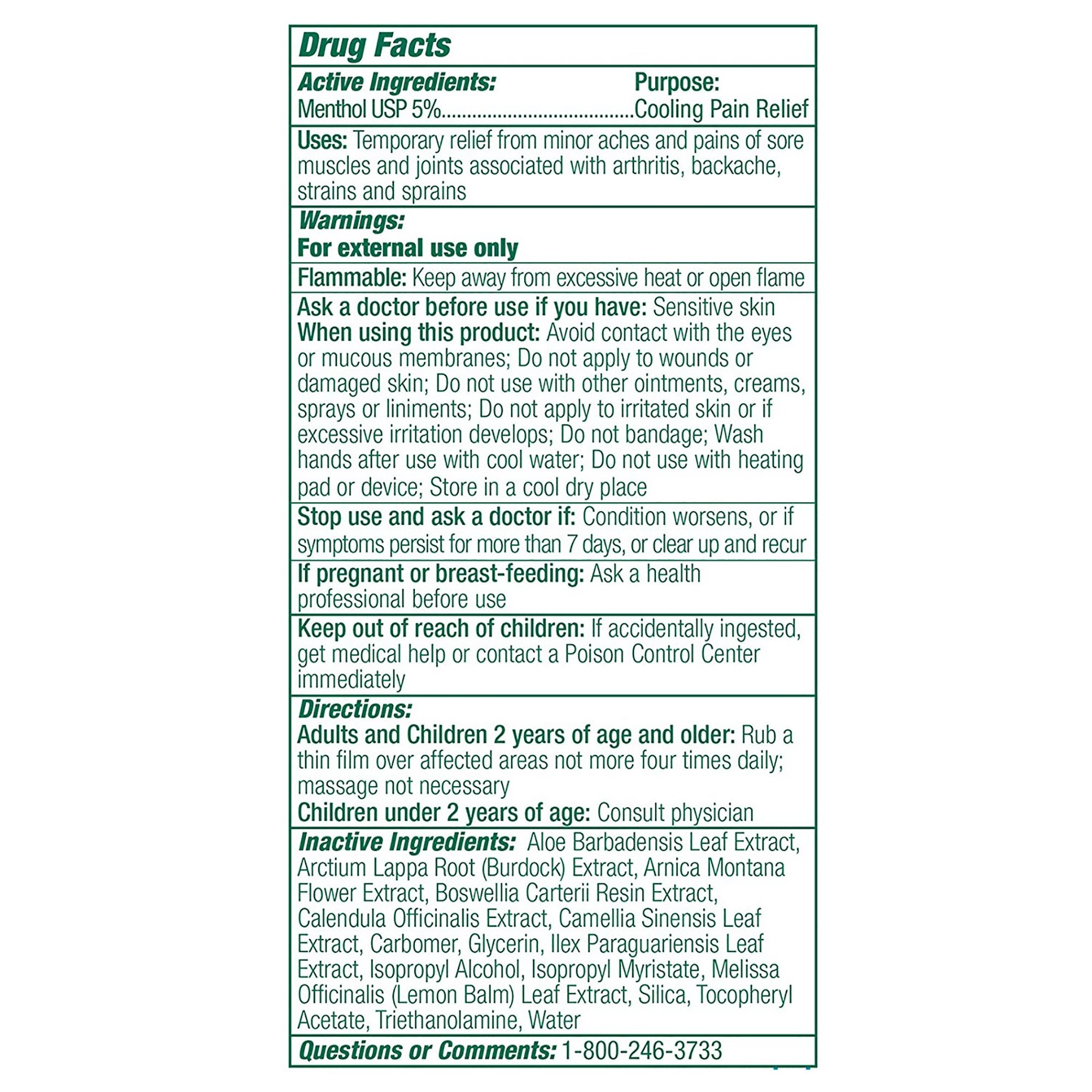 Topical Pain Relief Biofreeze® Professional 5% Strength Menthol Topical Gel 4 oz. - image 2