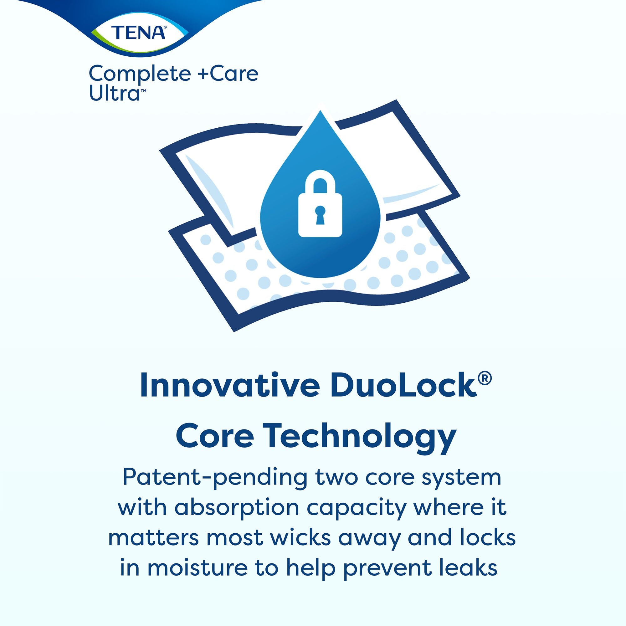 Incontinence Brief TENA Complete + Care Ultra™ Adult Large Unisex Disposable Moderate Absorbency - image 5