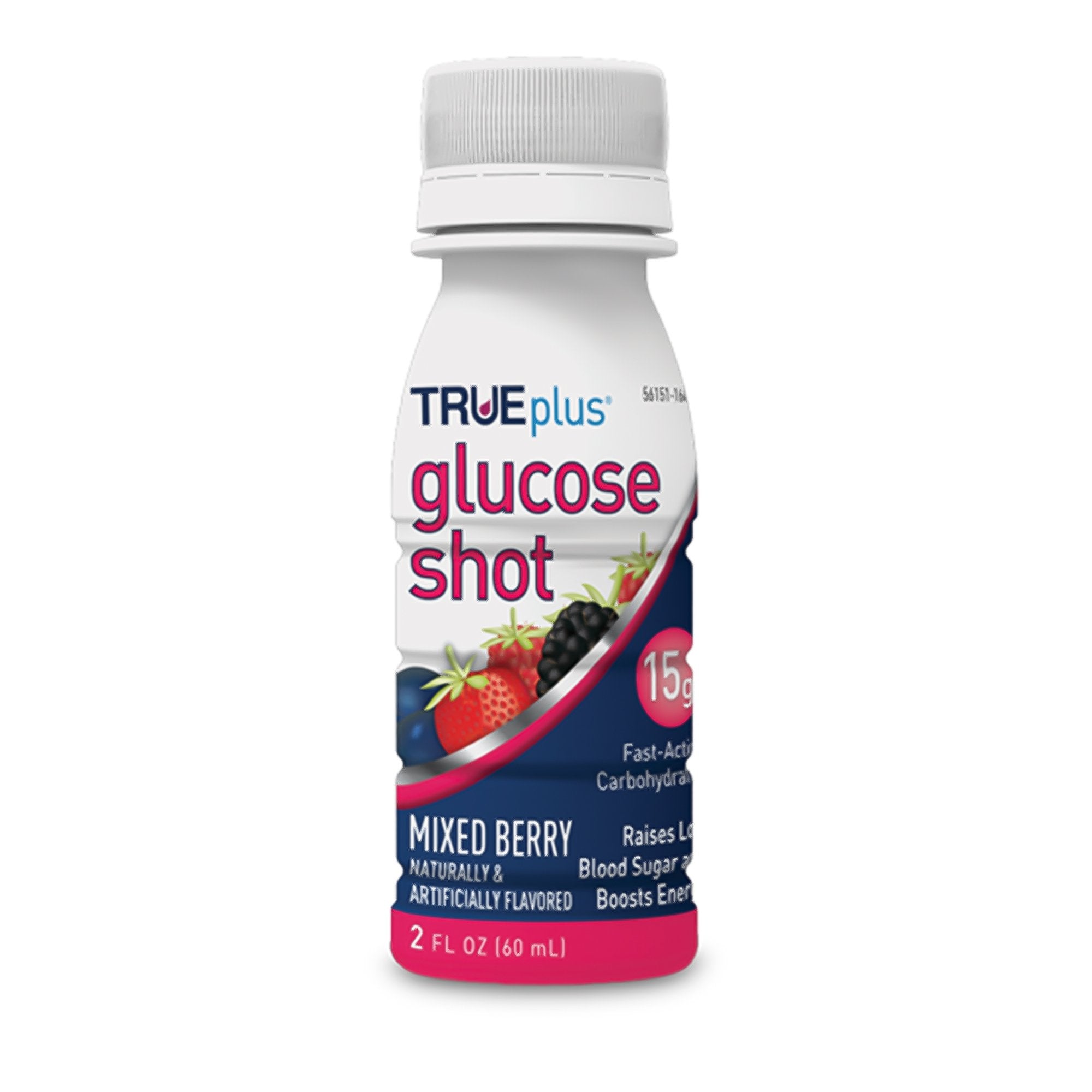 Glucose Supplement TRUEplus™ 2 oz. Liquid Mixed Berry Flavor
