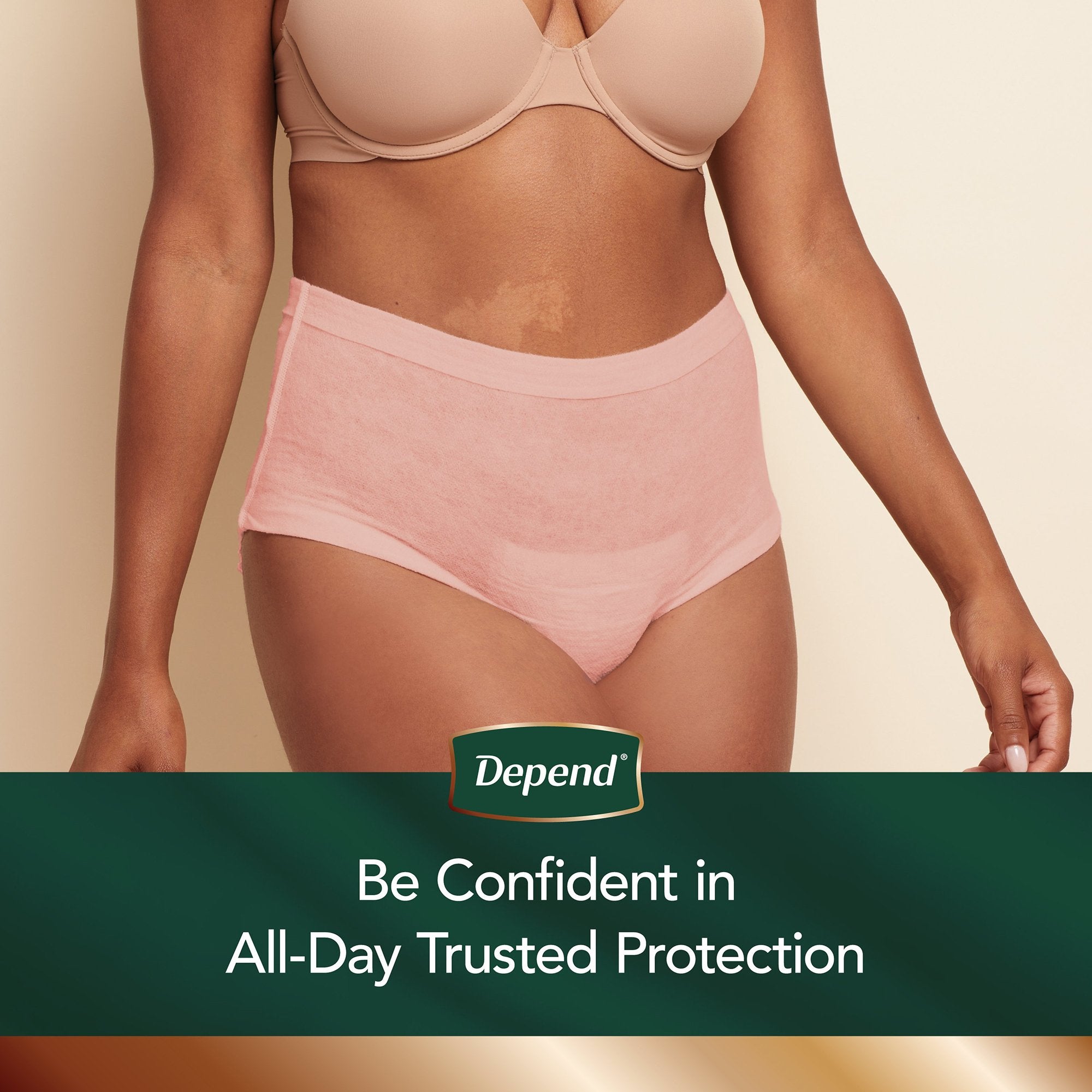 Absorbent Underwear Depend® Silhouette® Waistband Style Adult Medium Female Disposable Heavy Absorbency - image 4