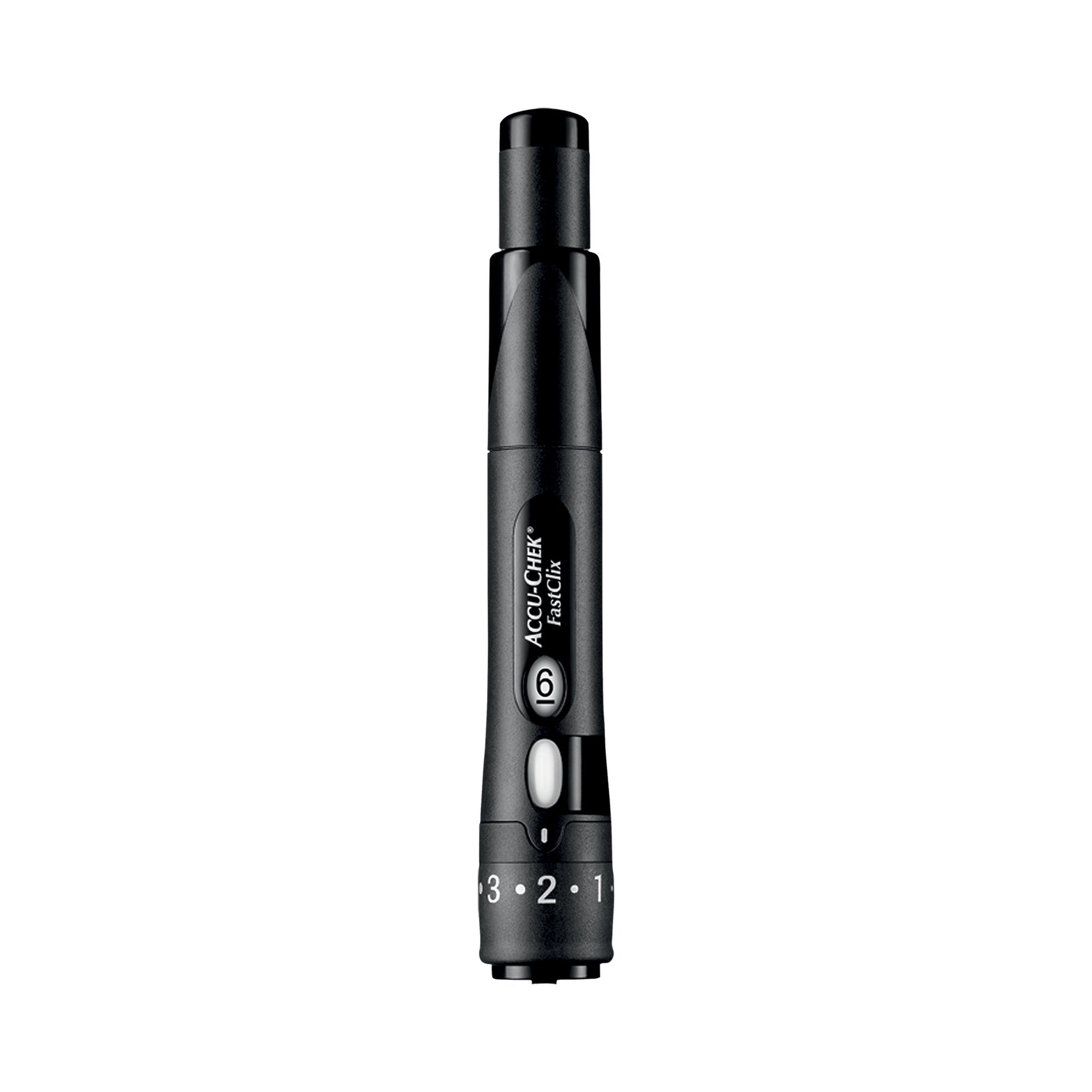 Lancing Device Accu-Chek® Preloaded Safety Drum Push Button Activation Multiple Sites - image 2