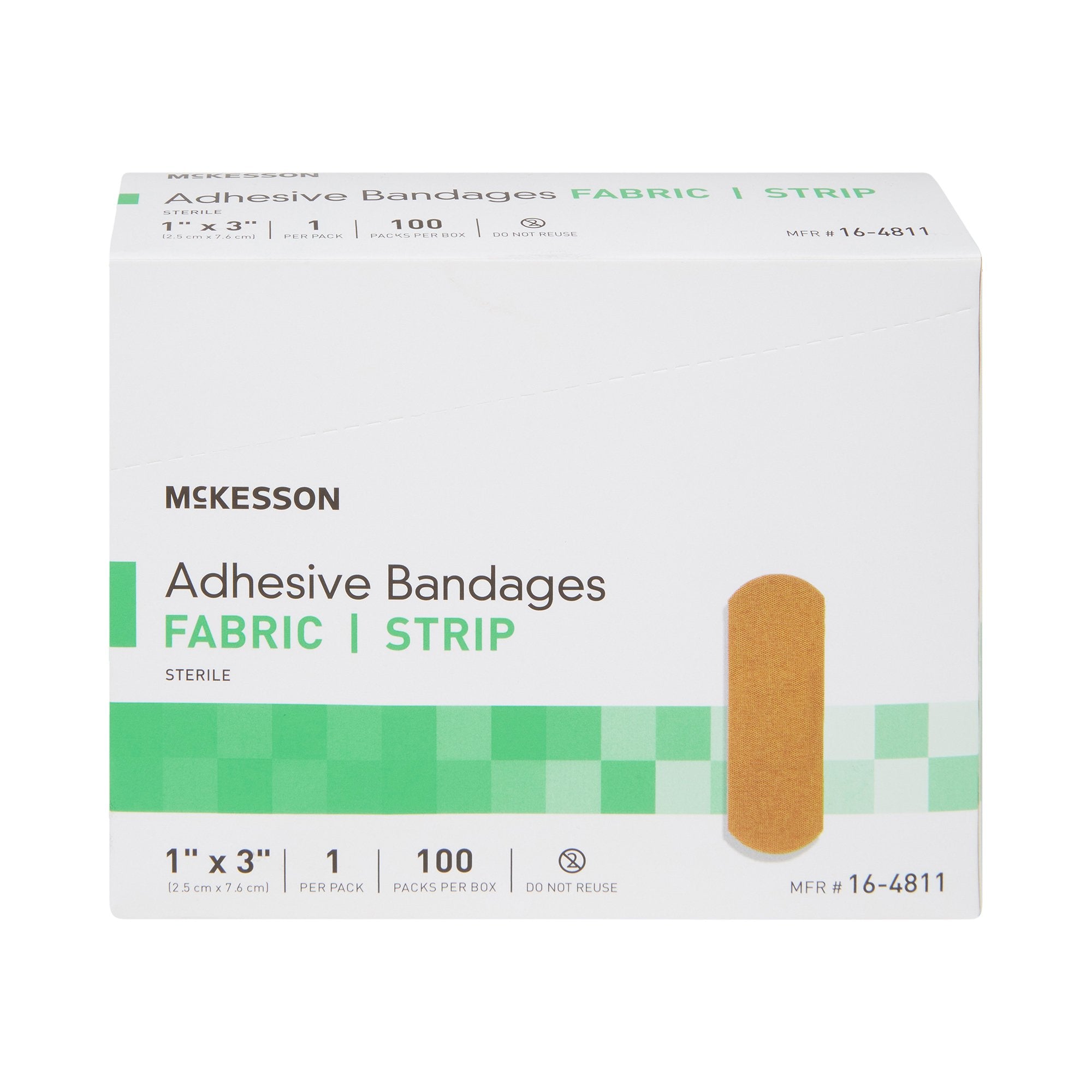 Adhesive Strip McKesson Fabric Tan 1 X 3 Inch Sterile - image 6