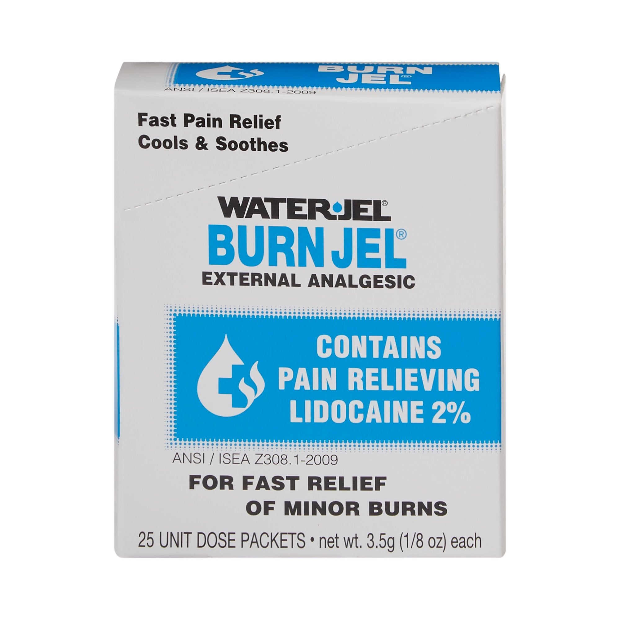 Burn Relief Lidocaine Water Jel® Burn Jel® Topical Gel 3.5 Gram Individual Packet - image 2