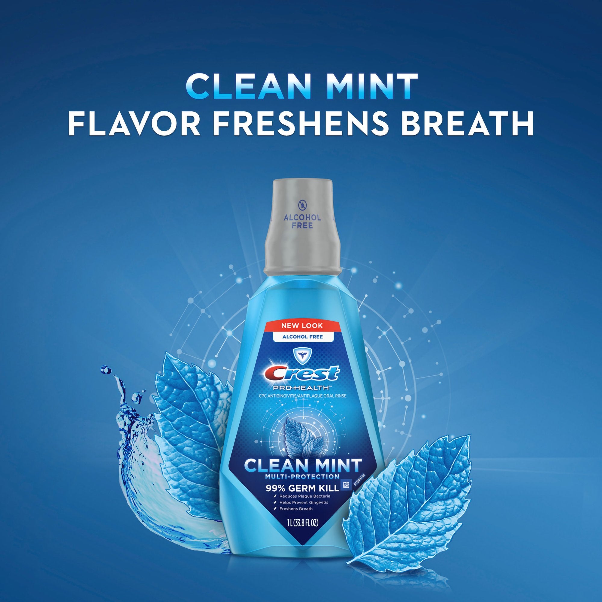 Mouthwash Crest® Pro-Health® 500 mL Clean Mint Flavor - image 7