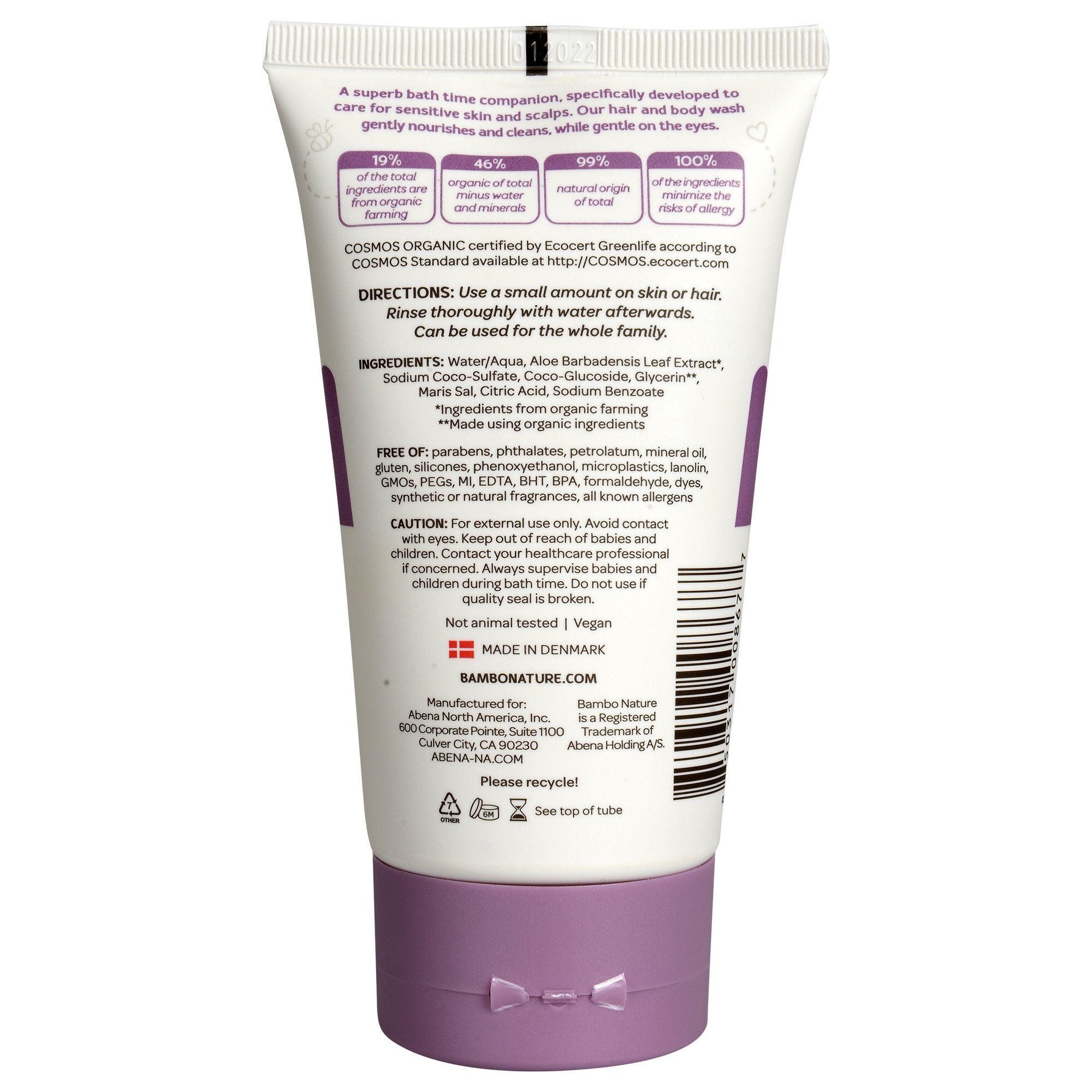 Shampoo and Body Wash Bambo® Nature Bath Buddy 5 oz. Tube Unscented - image 2