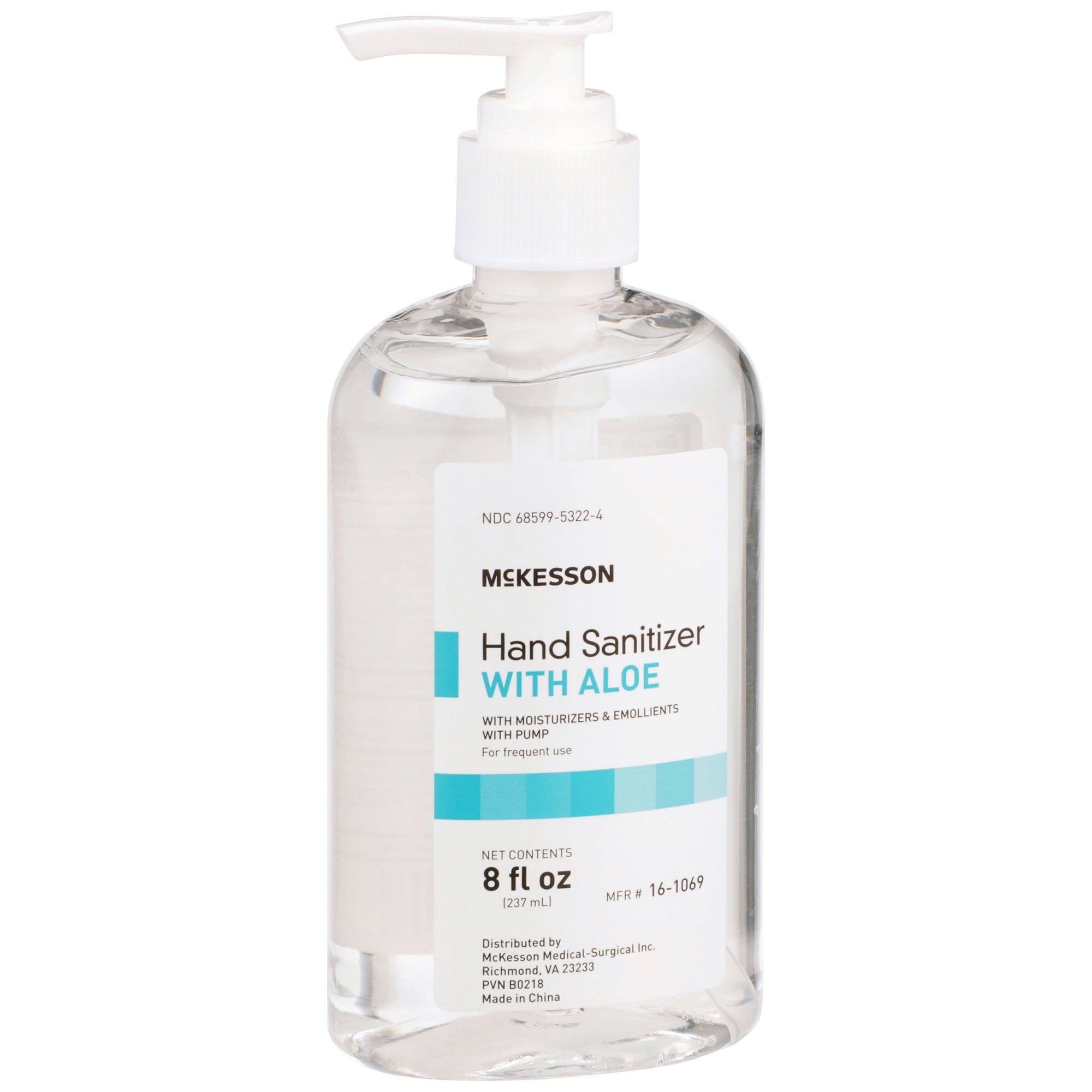 Hand Sanitizer with Aloe McKesson 8 oz. Ethyl Alcohol Gel Pump Bottle - image 2