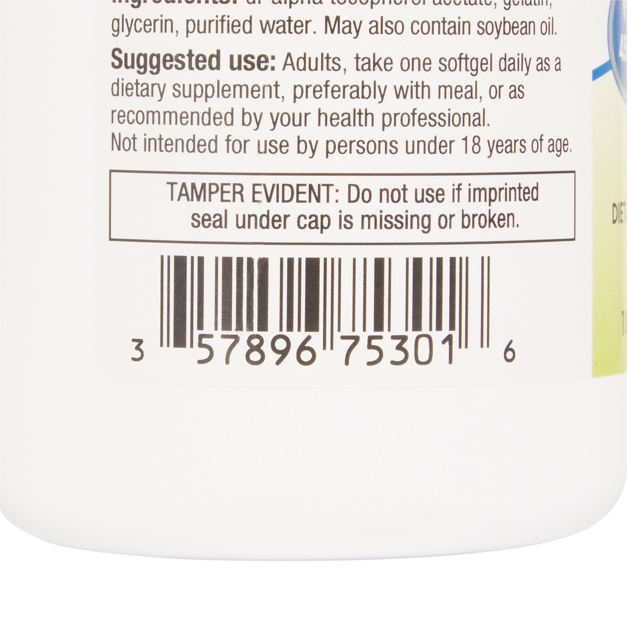 Vitamin Supplement Geri-Care® Vitamin E 1,000 IU Strength Softgel 100 per Bottle - image 5