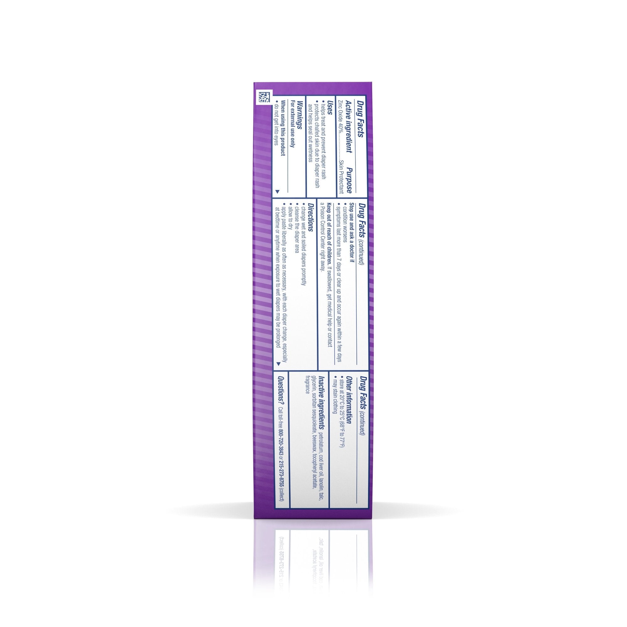 Diaper Rash Treatment Desitin® Maximum Strength 4 oz. Tube Scented Paste - image 3