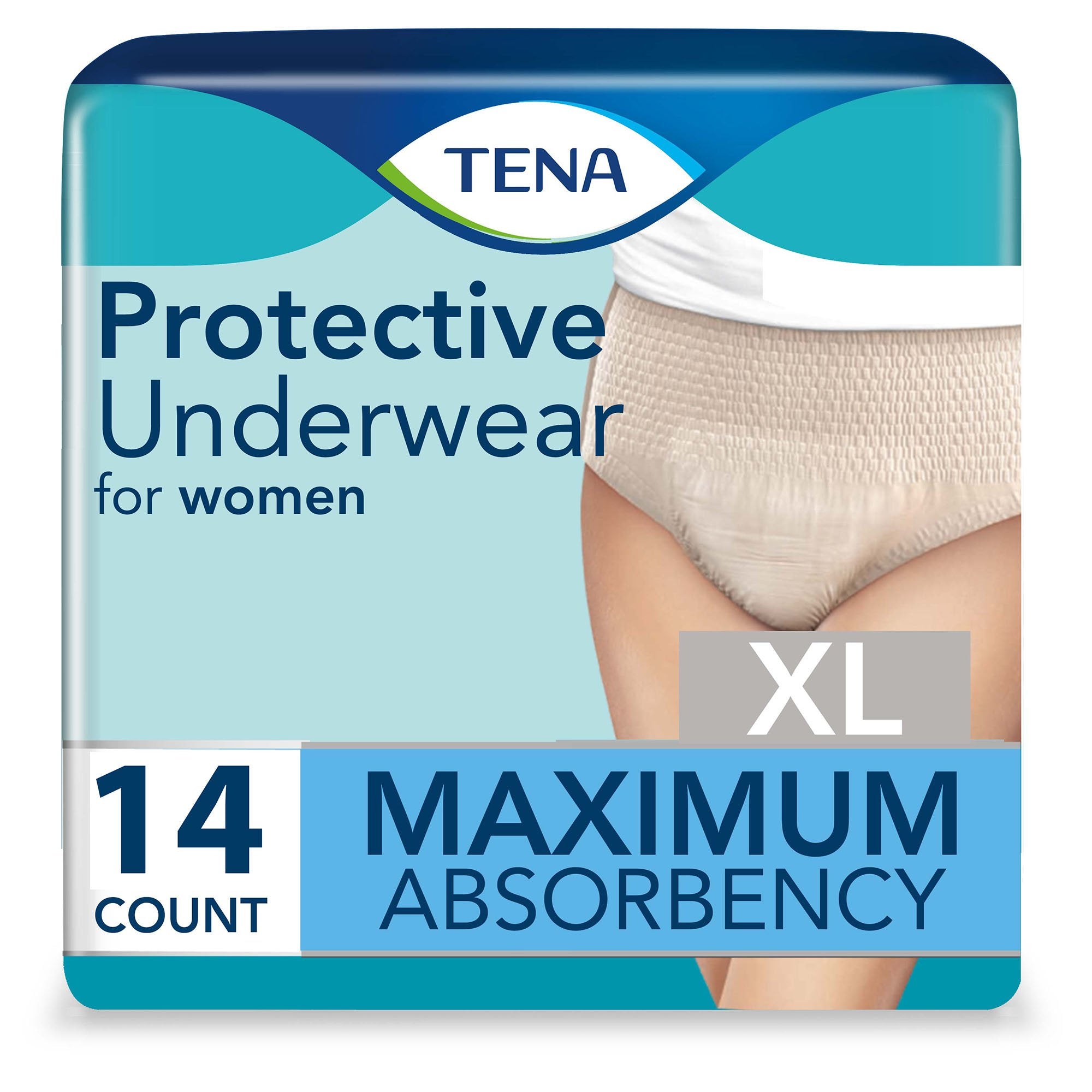 Absorbent Underwear TENA® ProSkin™ Protective Pull On with Tear Away Seams Adult X-Large Female Disposable Moderate Absorbency - image 3