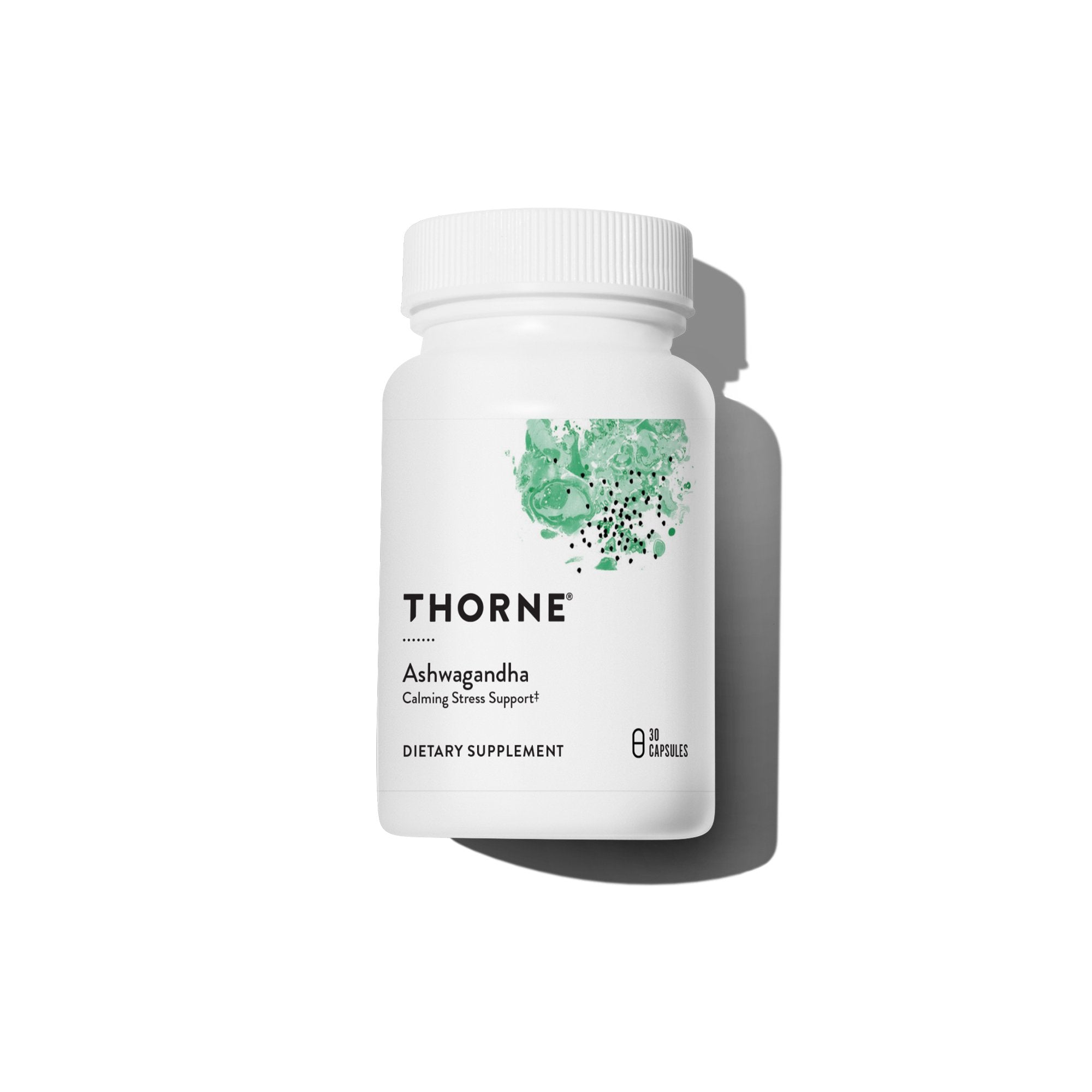 Dietary Supplement THORNE® Ashwagandha 120 mg Strength Capsule 60 per Bottle
