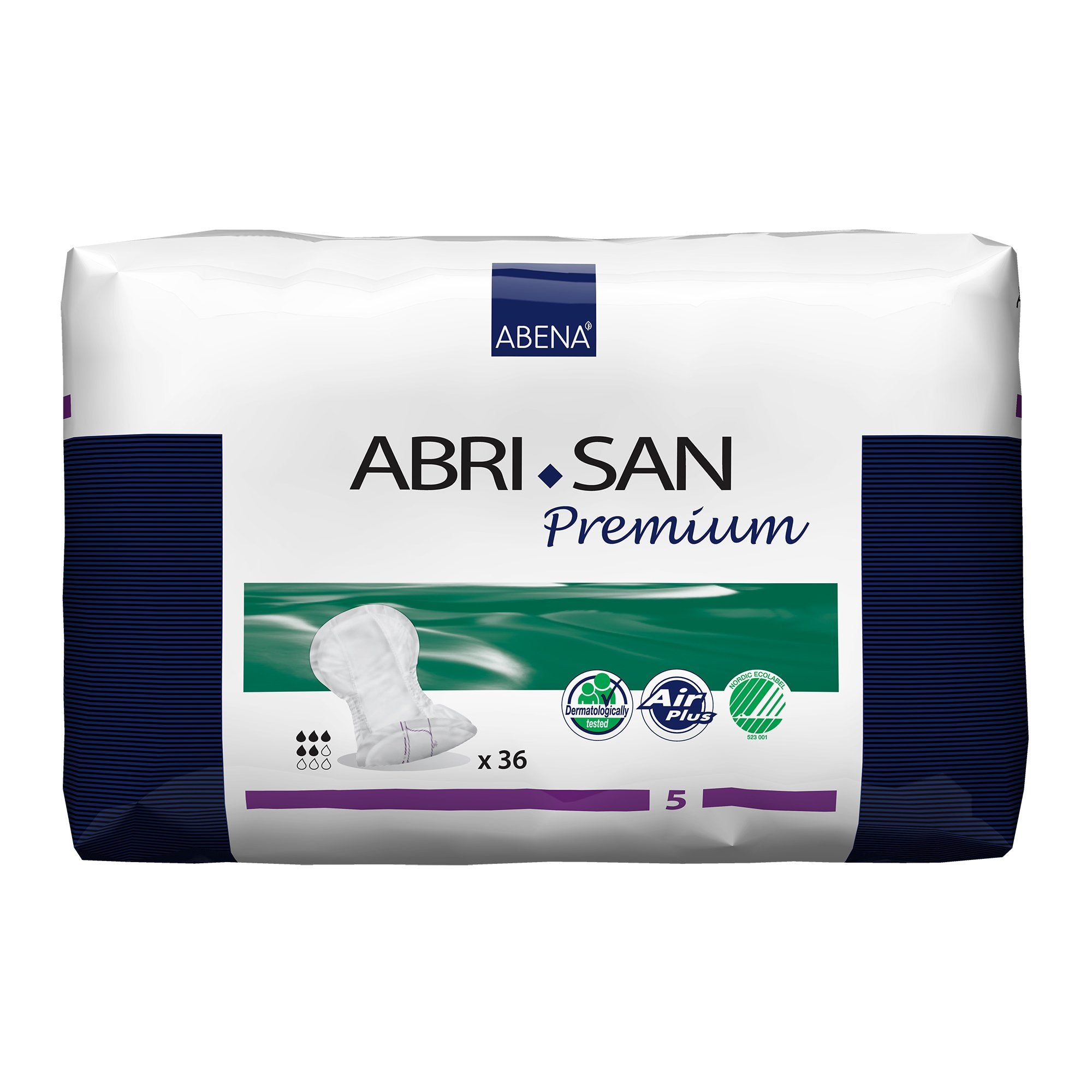 Incontinence Liner Abri-San™ Premium 21 Inch Length Moderate Absorbency Fluff / Polymer Core Level 5 - image 2