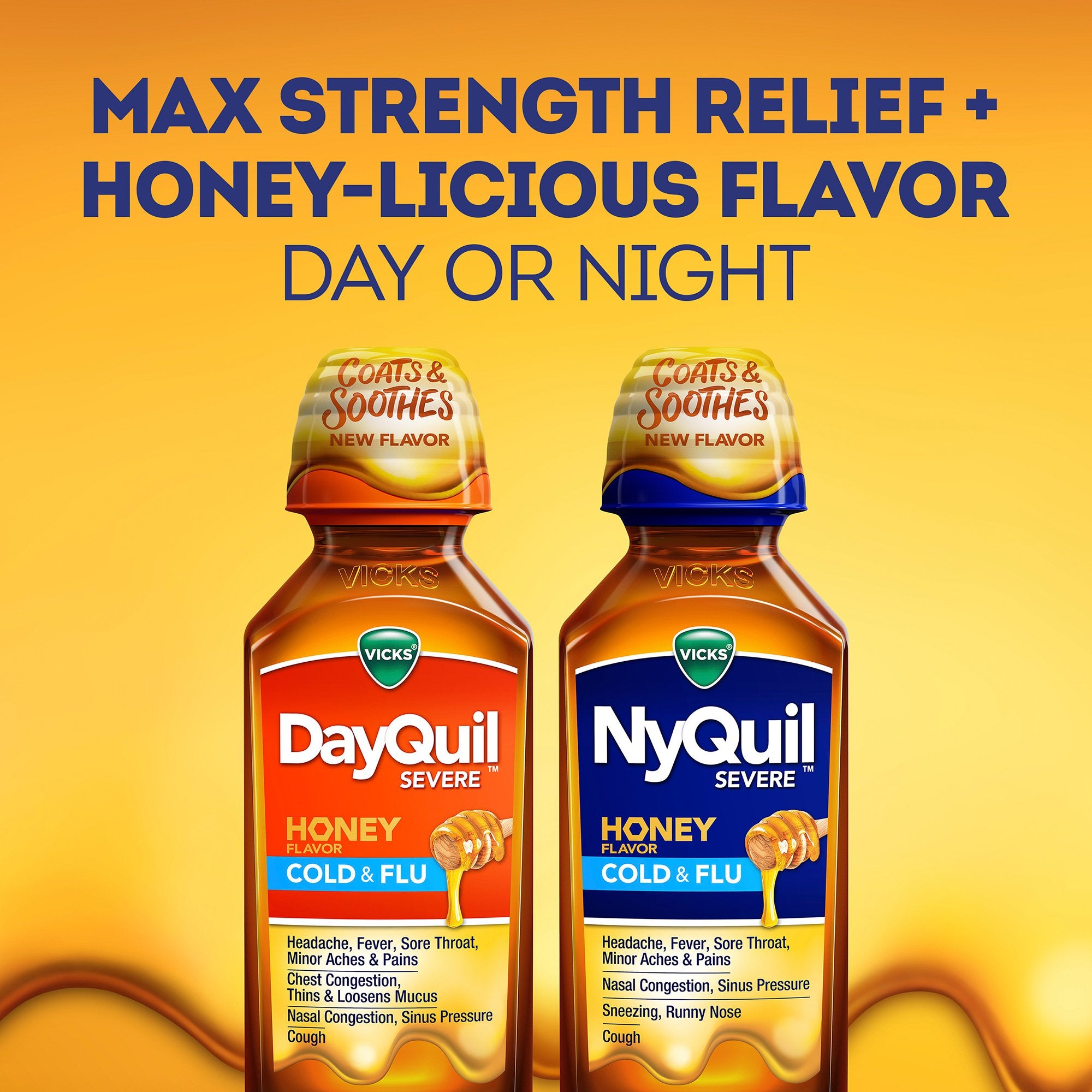 Cold and Cough Relief NyQuil® Liquid 12 oz. - image 3