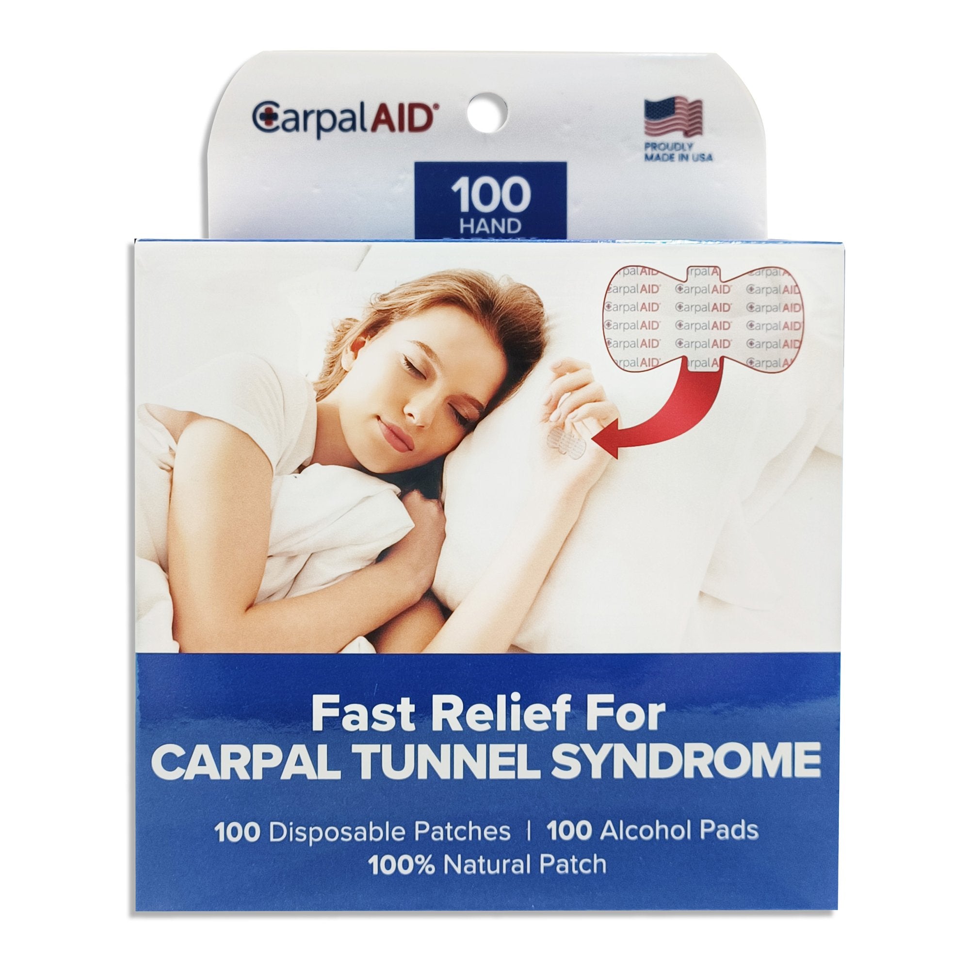 Carpal Aid® Patch Hand-Based Carpal Tunnel Support