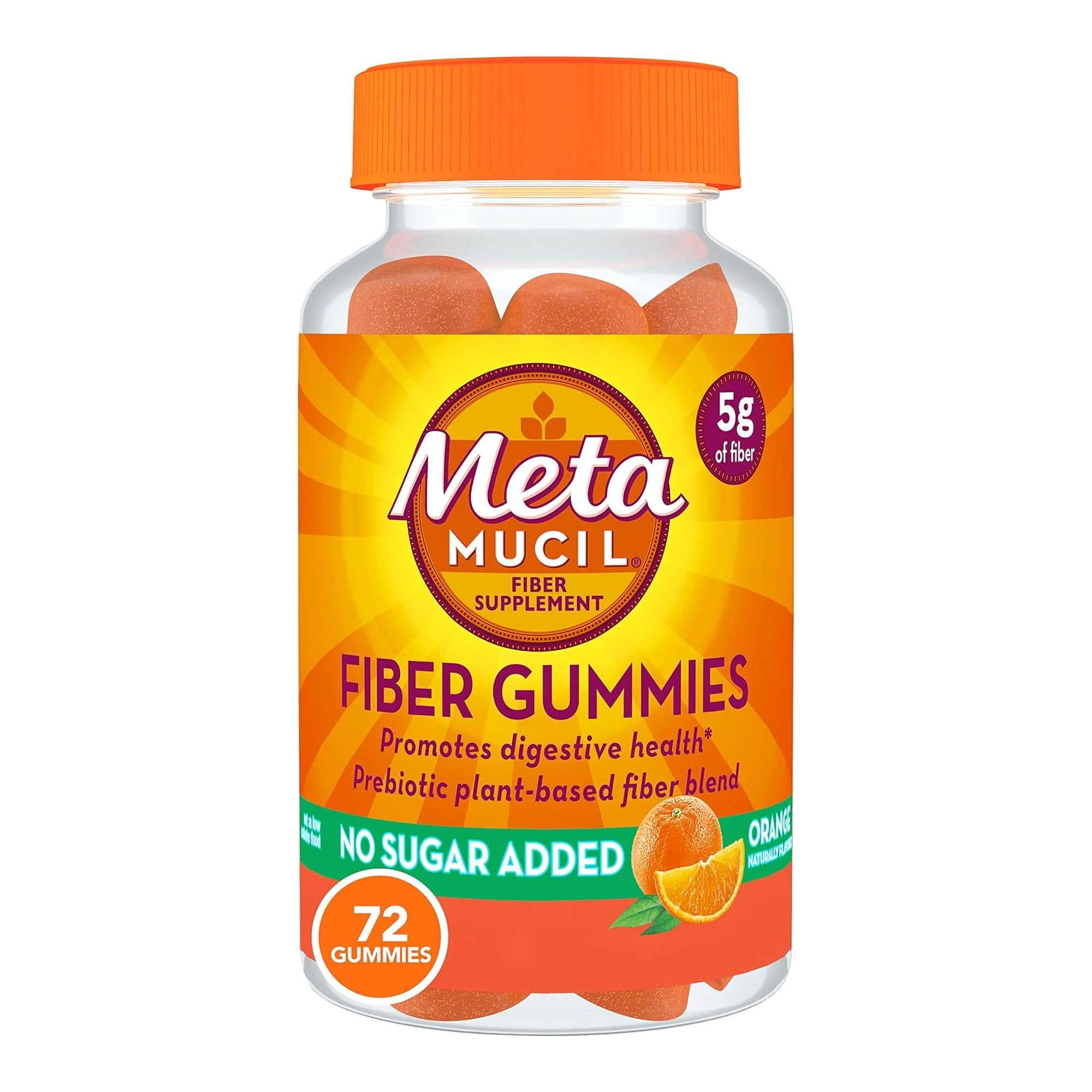 Fiber Supplement Metamucil® Gummies 72 Gummies Psyllium Husk