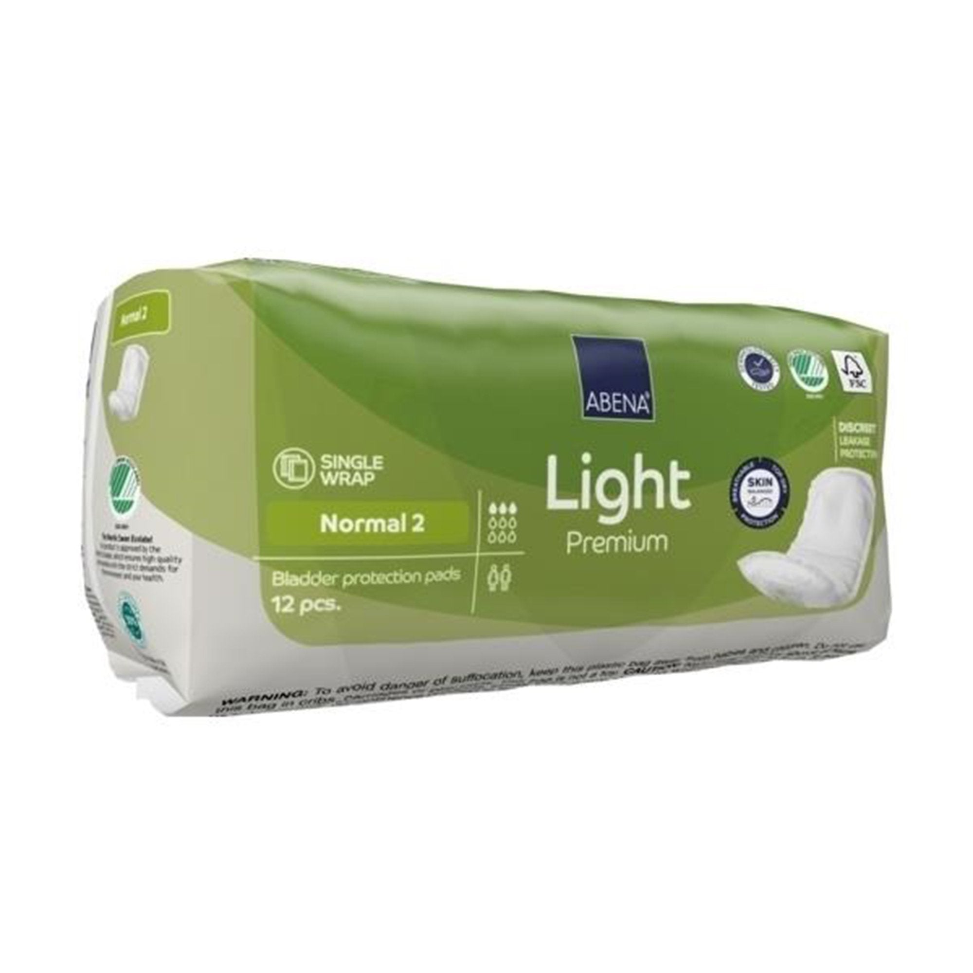 Bladder Control Pad Abena® Premium Light Normal 4.3 X 10.2 Inch Light Absorbency Fluff / Polymer Core Size 2 - image 3