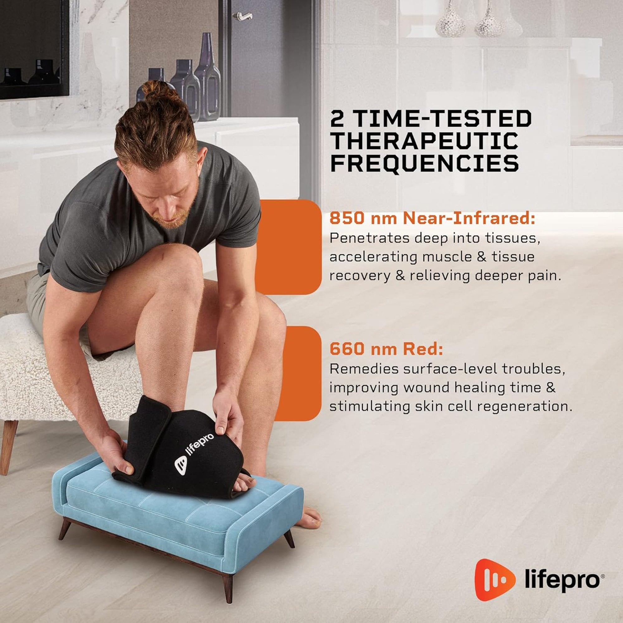 Ankle Support Lifepro®AllevaSole Wrap Around Ankle / Foot - image 8