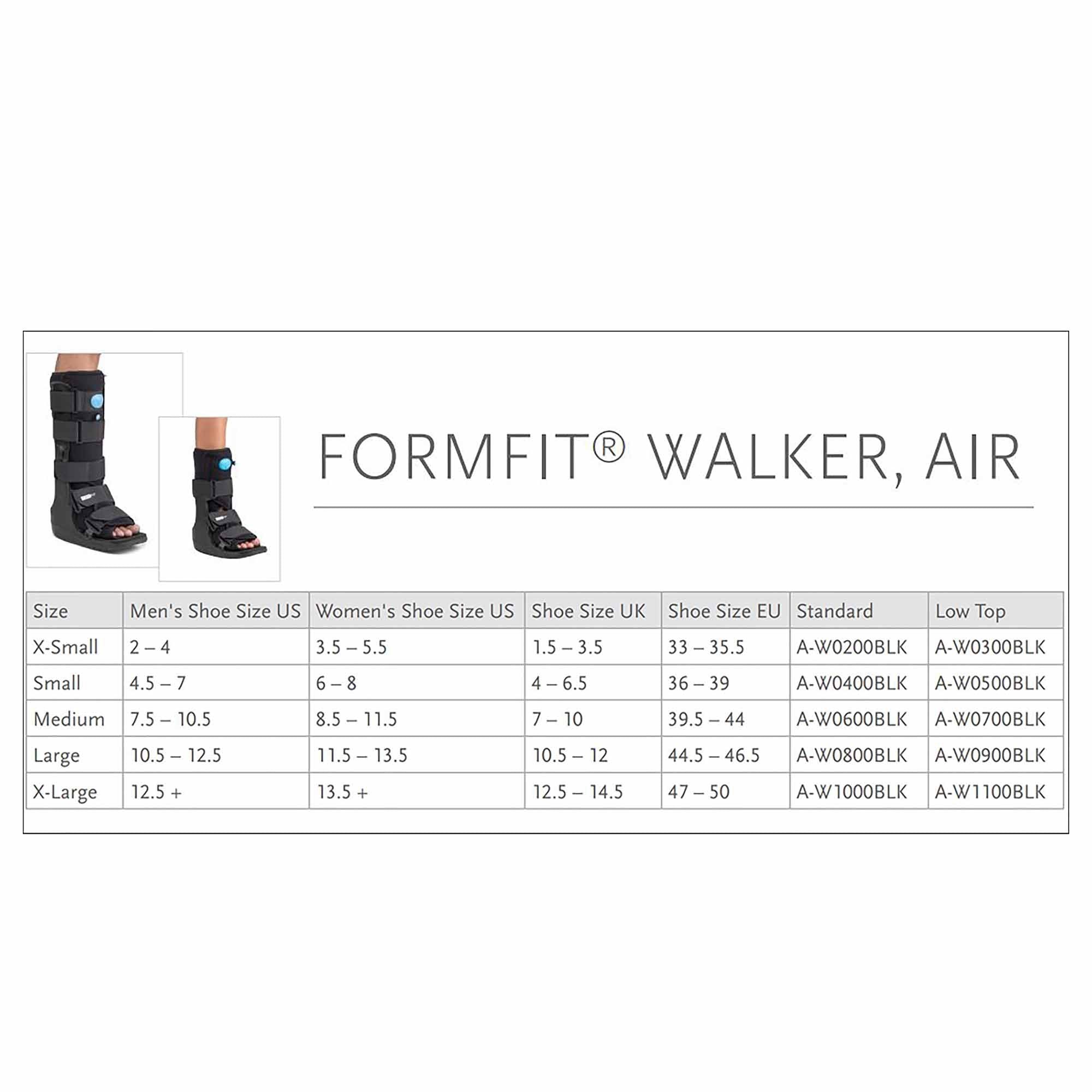 Air Walker Boot Formfit® Walker Air Pneumatic Pediatric / Adult X-Small Short - image 5