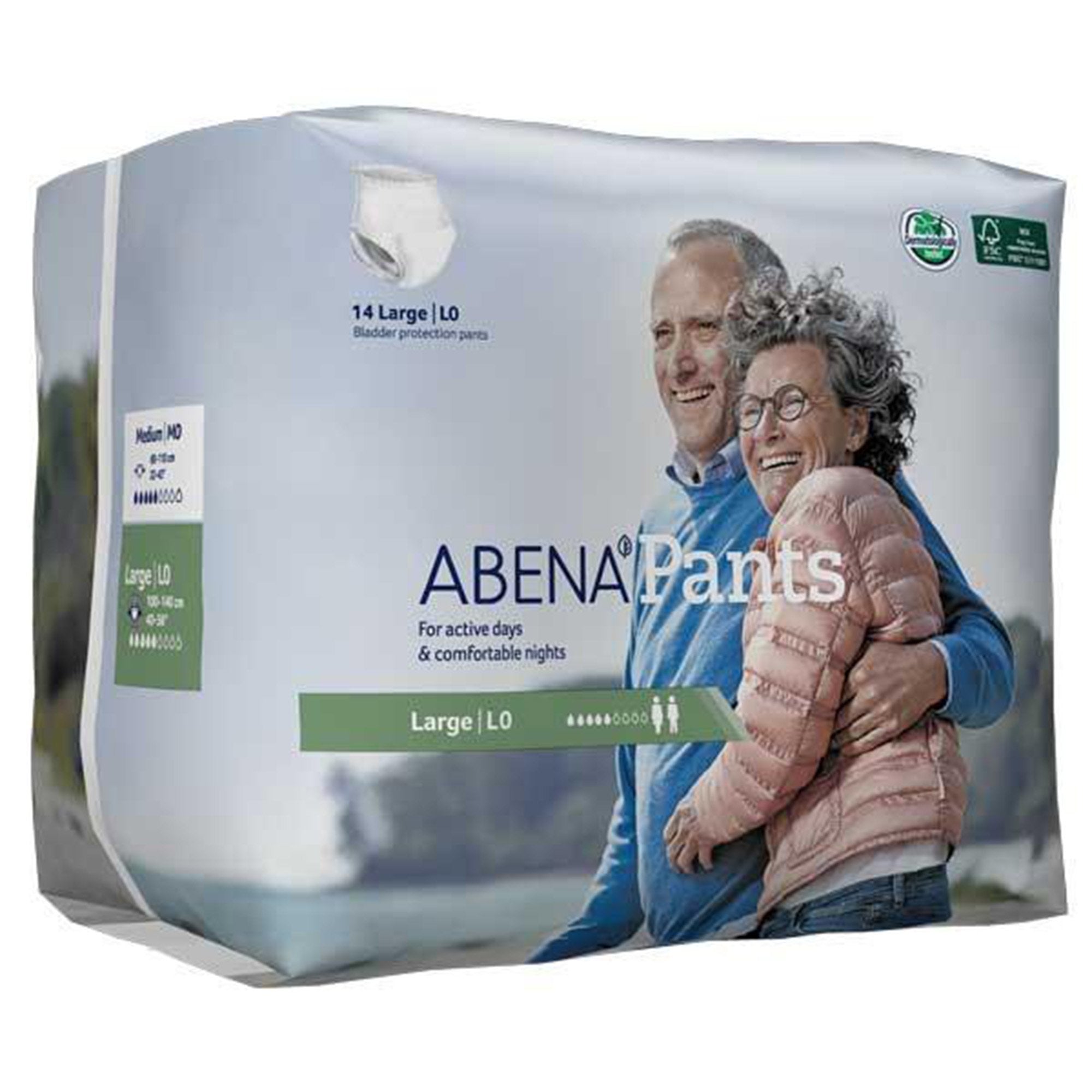 Absorbent Underwear Abena® Pants Pull On with Tear Away Seams Adult Large Unisex Disposable Moderate Absorbency - image 6