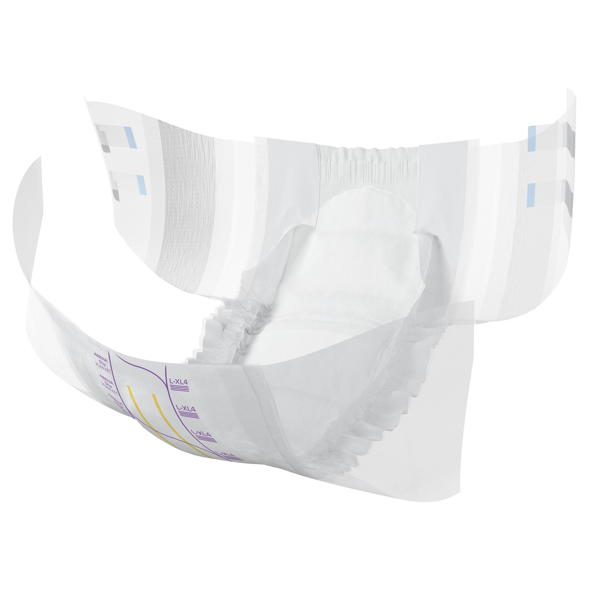 Incontinence Brief Abena Slip Flexi Fit Adult Large / X-Large Unisex Disposable Heavy Absorbency - image 6