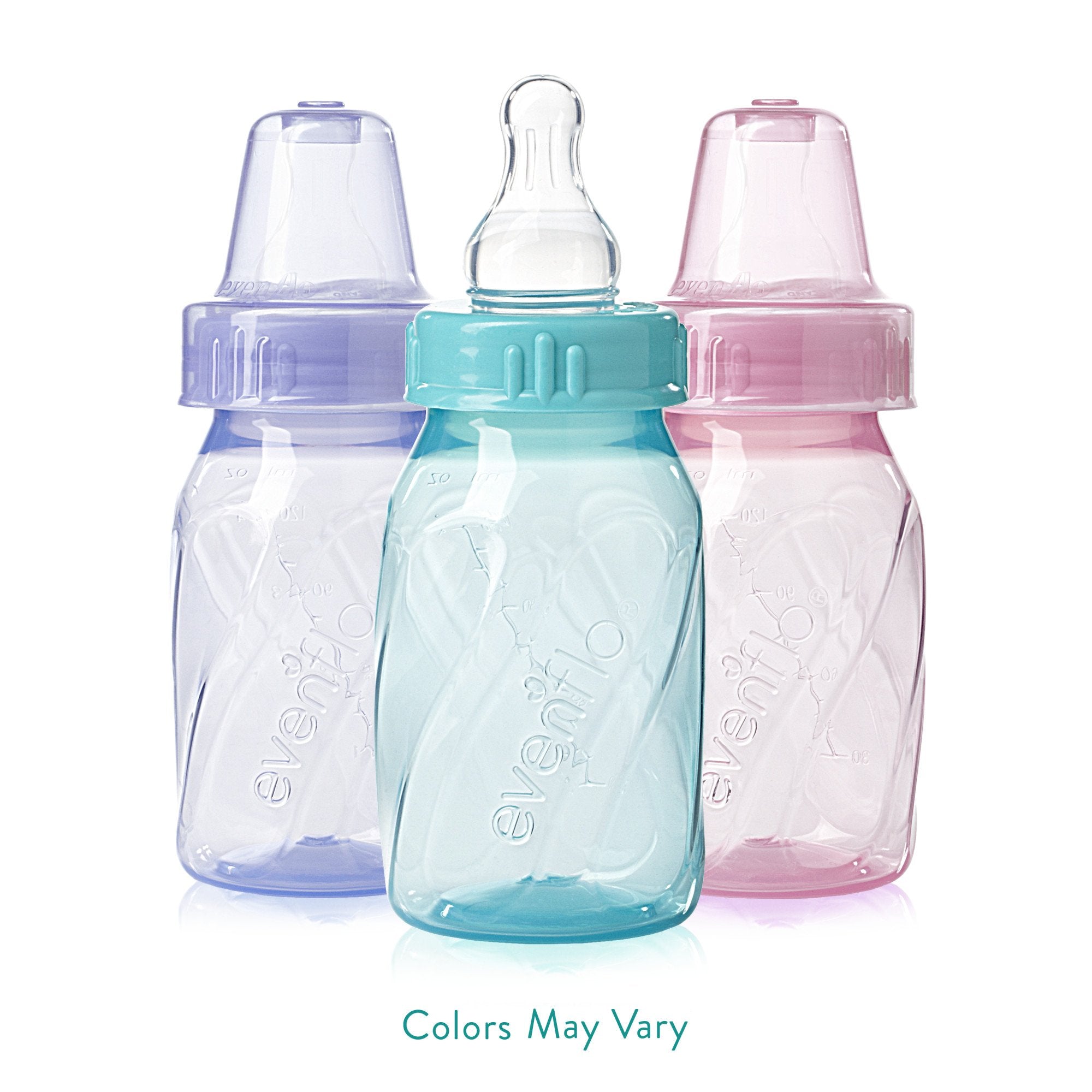 Baby Bottle Evenflo Classic 4 oz. Polypropylene Assorted Colors - image 2