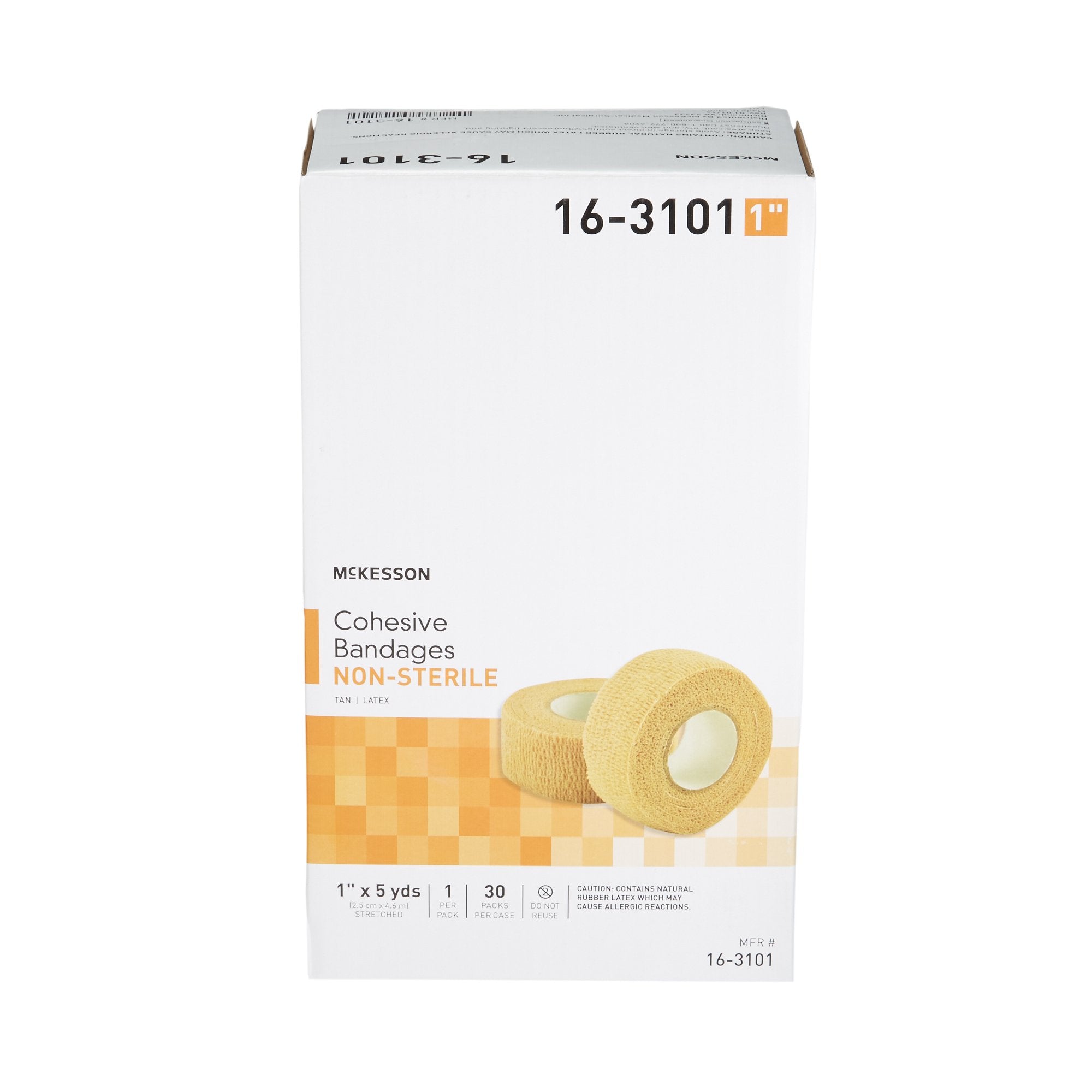 Cohesive Bandage McKesson 1 Inch X 5 Yard Self-adherent Closure Tan NonSterile Standard Compression - image 6