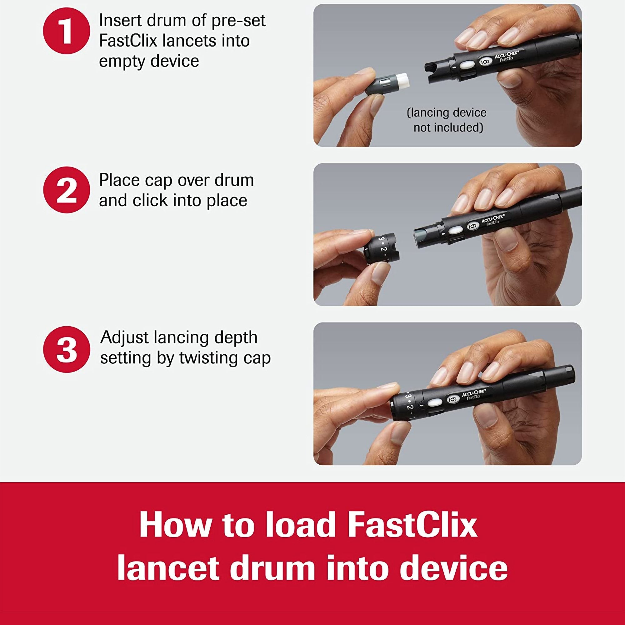 Lancet for Lancing Device Accu-Chek® Non-Safety Twist Off Cap Multiple Sites - image 5