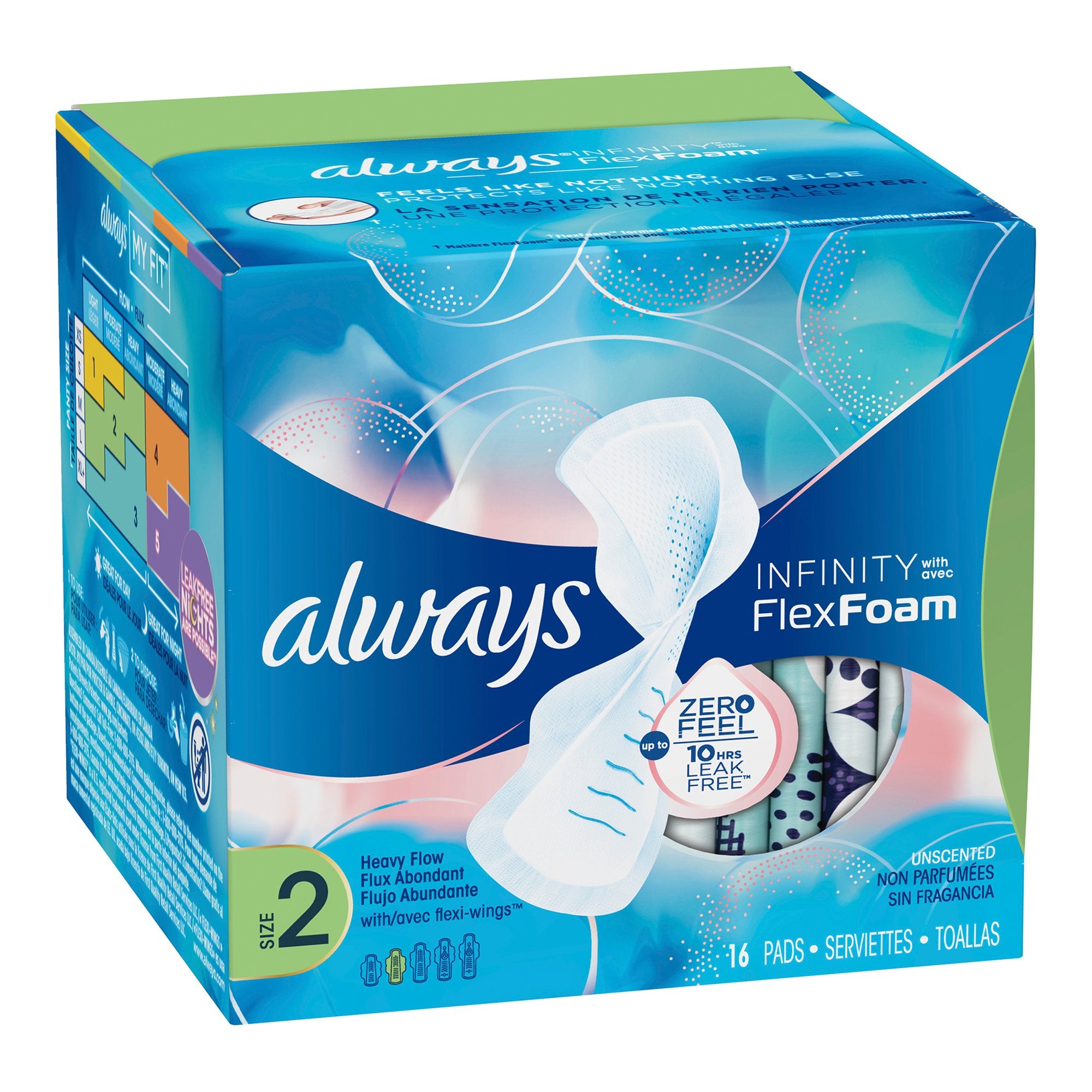 Feminine Pad Always® Infinity with Flex Foam Maxi with Wings Super Absorbency - image 2