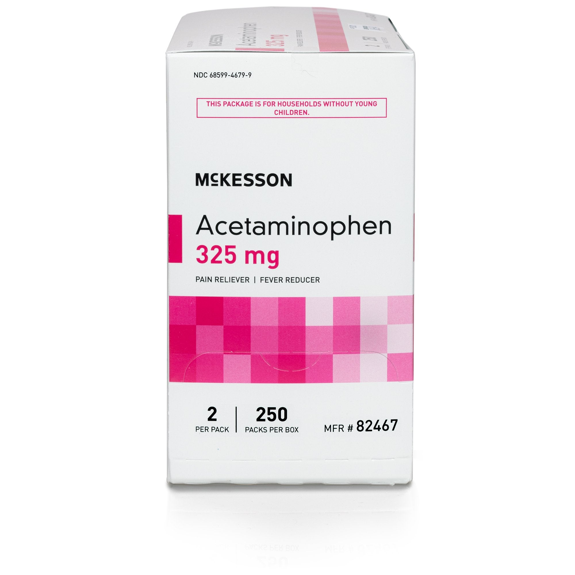 Pain Relief McKesson 325 mg Strength Acetaminophen Unit Dose Tablet 250 per Box - image 4