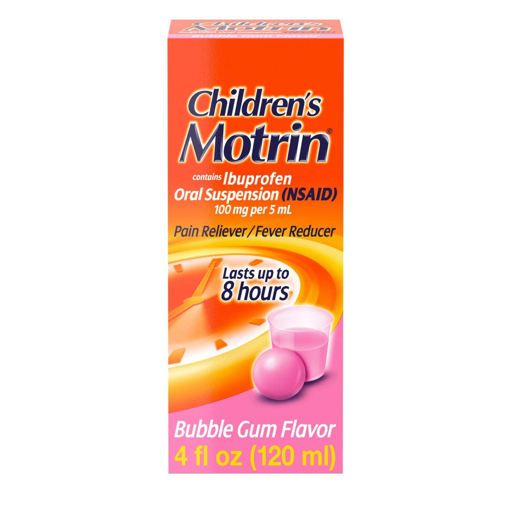 Children's Pain Relief Motrin® 100 mg / 5 mL Strength Ibuprofen Oral Suspension - image 2
