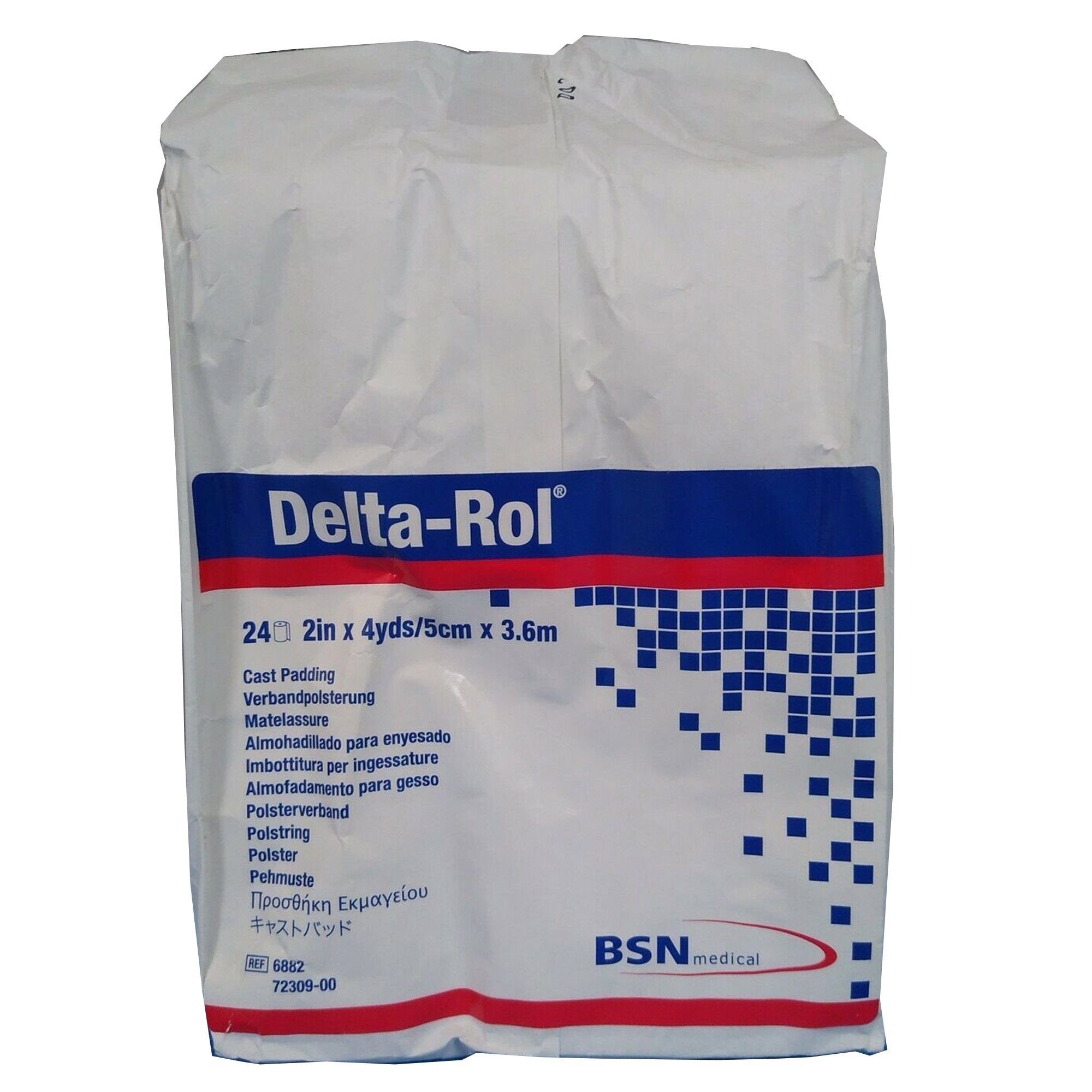 Delta-Rol® White Acrylic Undercast Cast Padding, 2 Inch x 4 Yard
