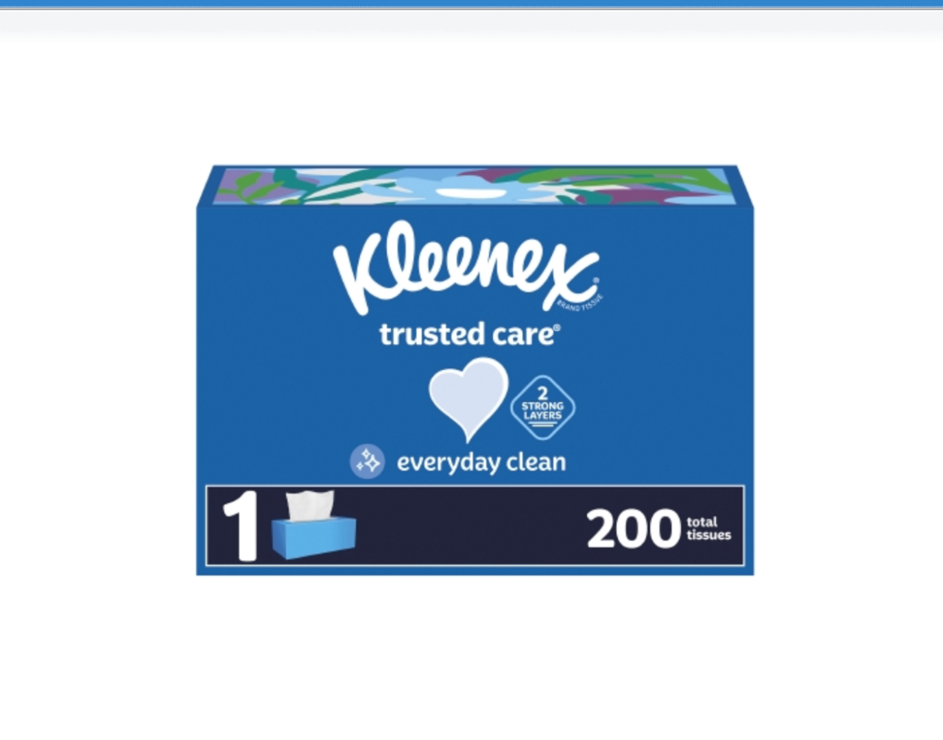 Kleenex® Family Size Facial Tissue White (200 Units)