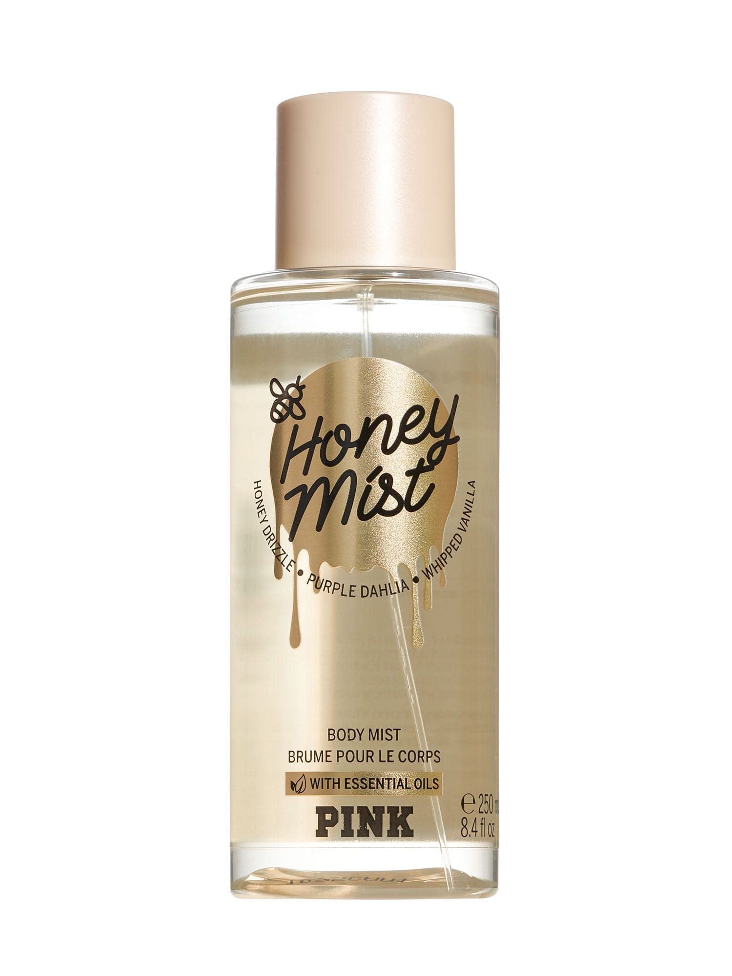 Victoria's Secret PINK Warm & Cozy Body Mist, Notes of Vanilla, Coconut & Passionfruit, Body Spray for Women